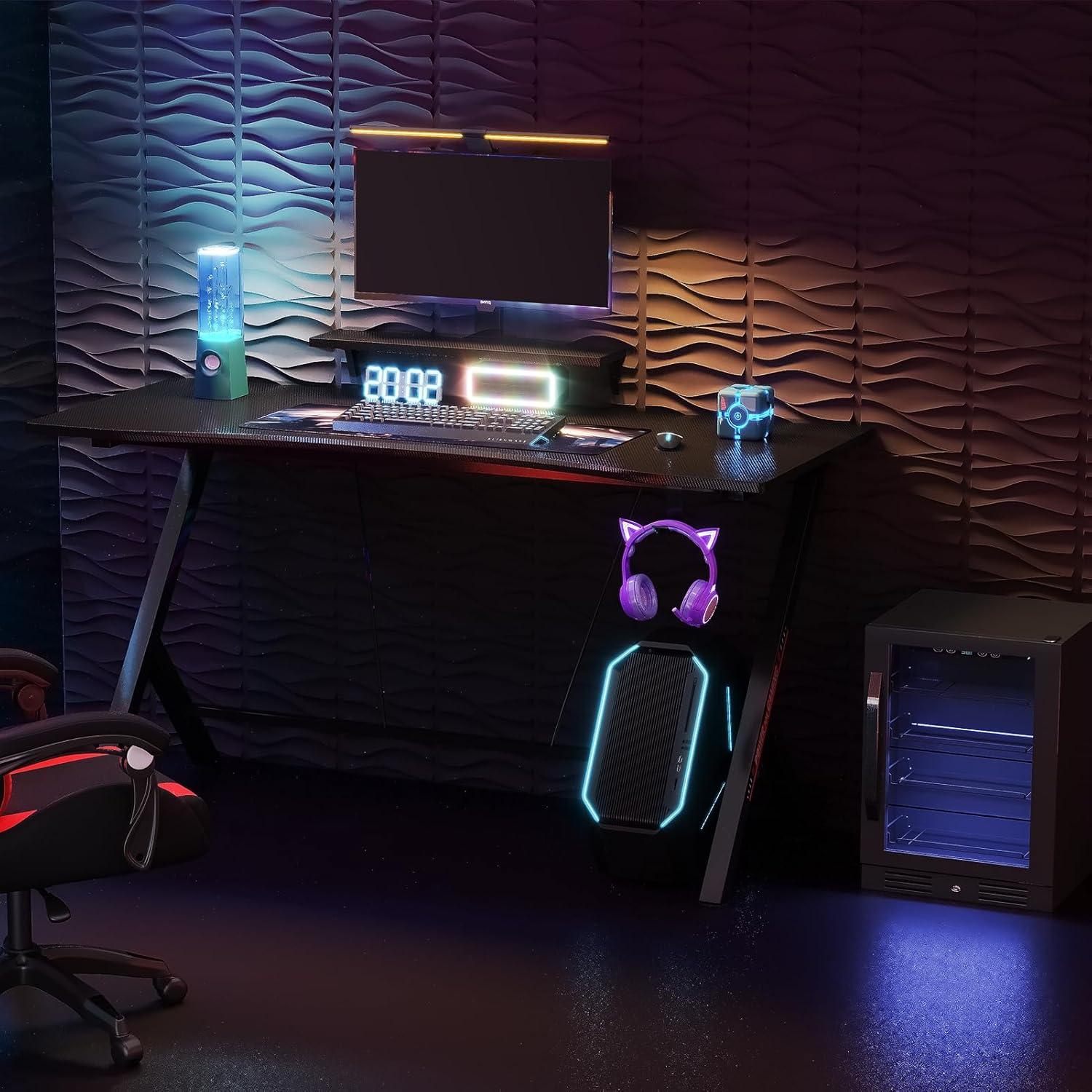 Paneles de Pared 3D Art3d - 20 Piezas PVC 30x30 cm Negro