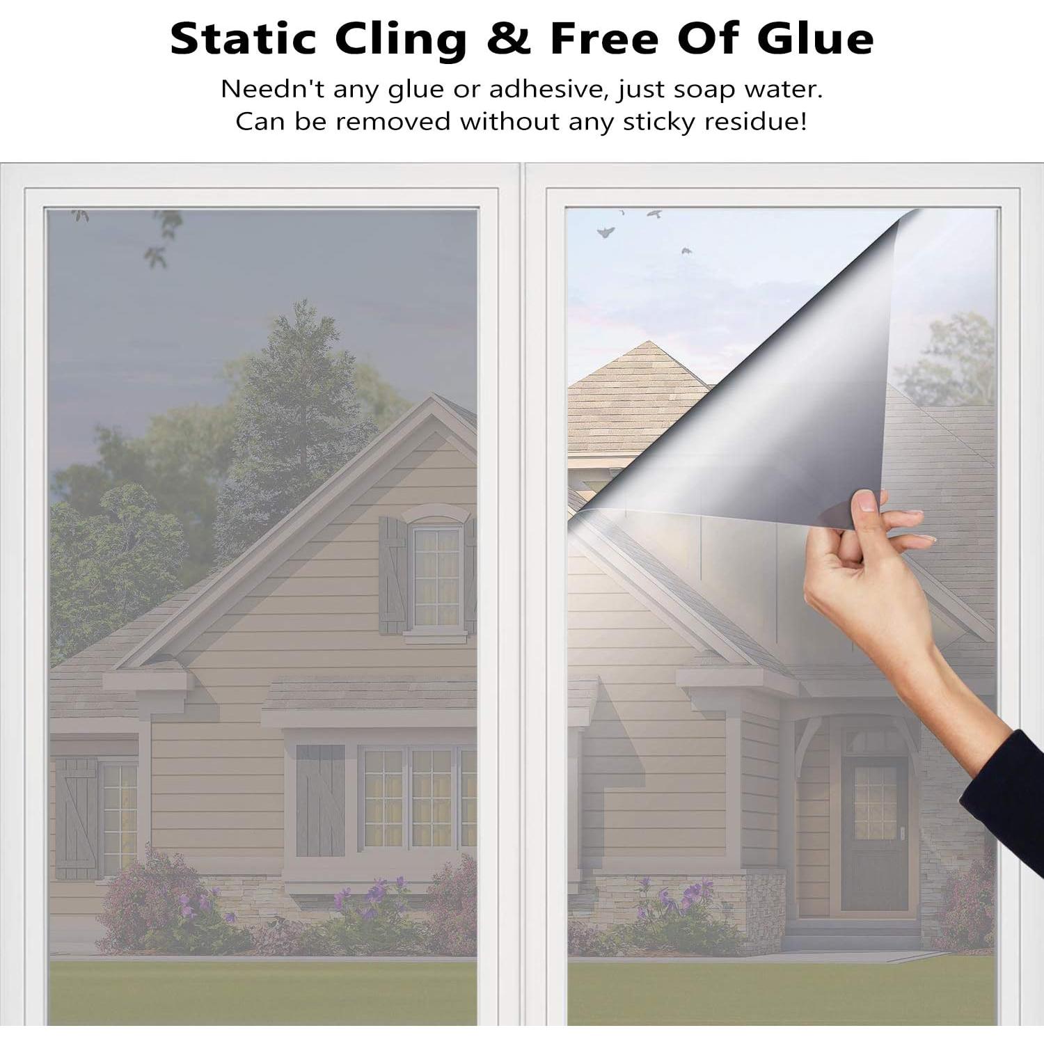 Película de Ventana HooTown 45x198 cm Privacidad Espejo UV