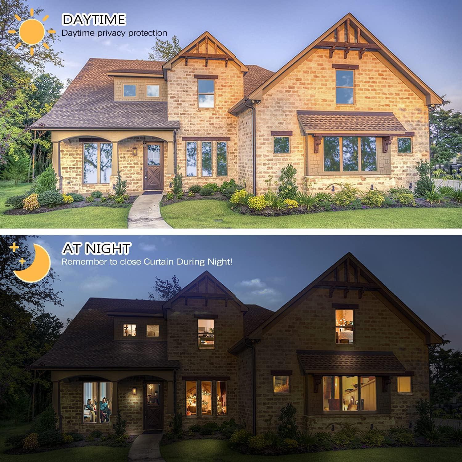 Película de Ventana HooTown 45x198 cm Privacidad Espejo UV