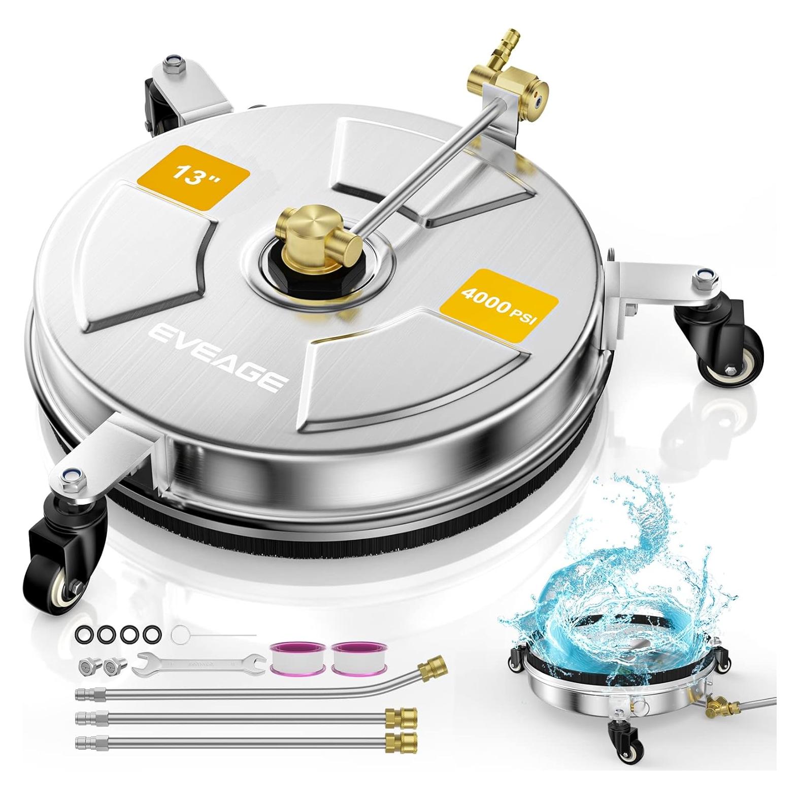 Limpiador de Superficies 2-en-1 EVEAGE 33cm para Lavadora a Presión