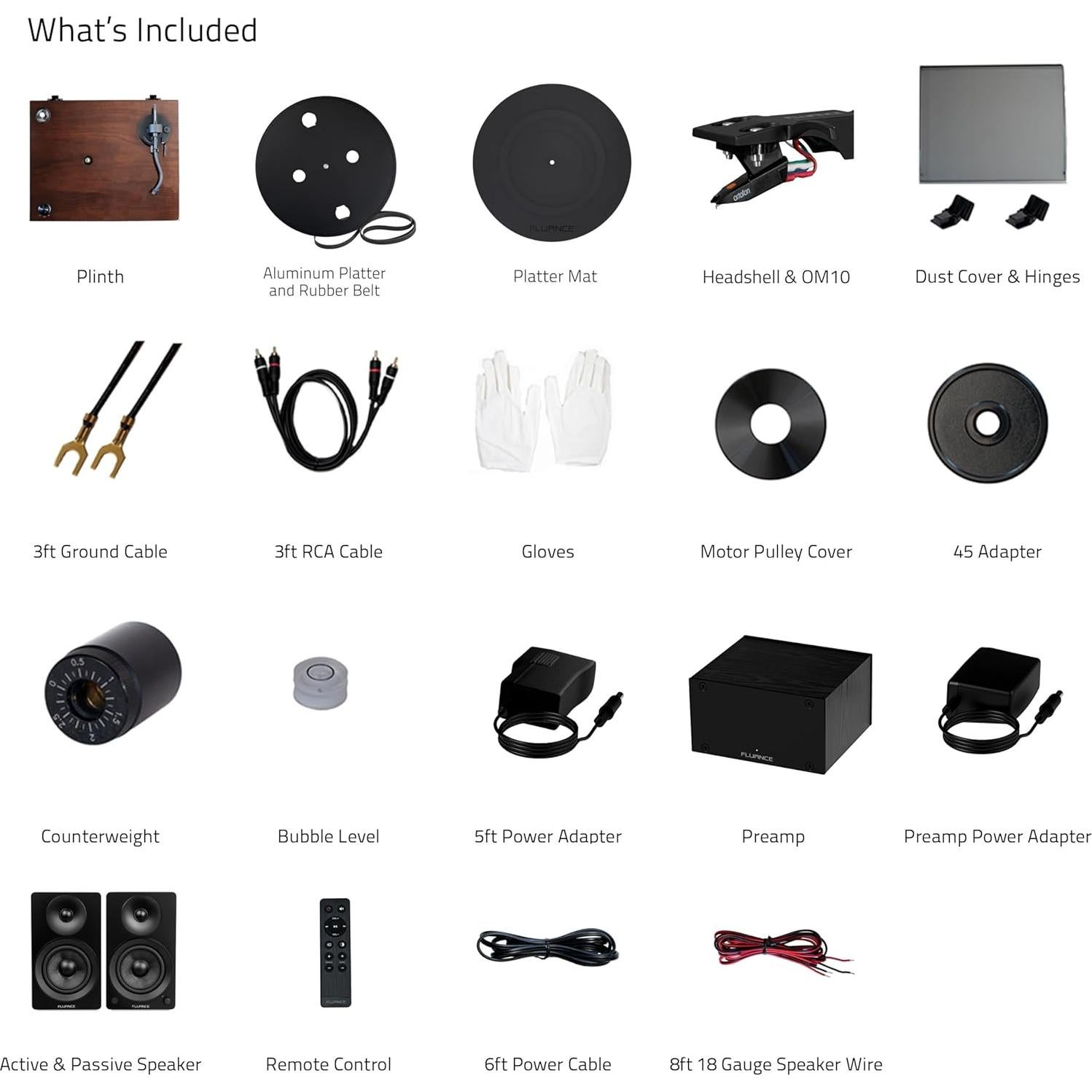 Tocadiscos Fluance RT82 + Altavoces Ai41 90W Bluetooth