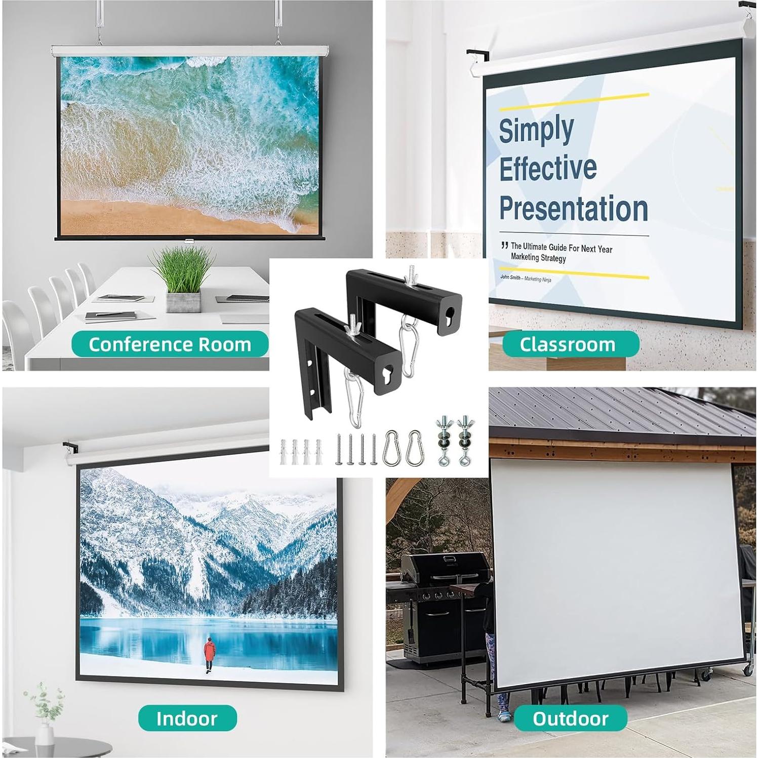 Soporte Universal para Proyector GZQIUYI - Paquete de 2, 66 lbs