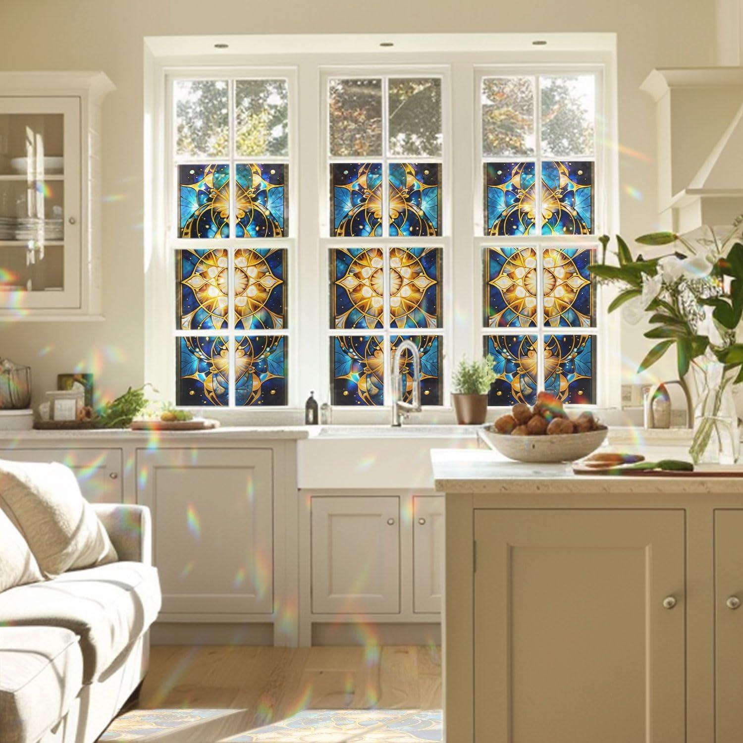 Película Decorativa para Ventana PODMemory 45x100cm Fractales