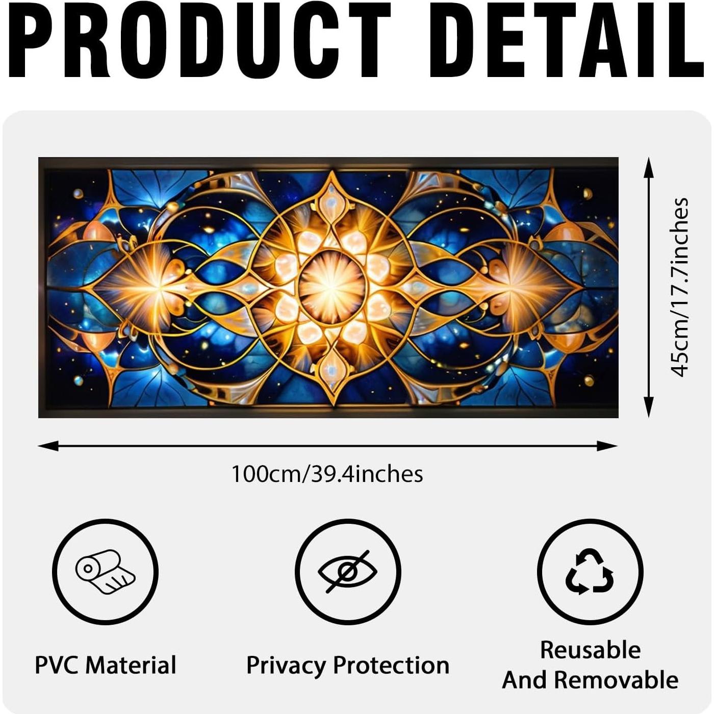 Película Decorativa para Ventana PODMemory 45x100cm Fractales