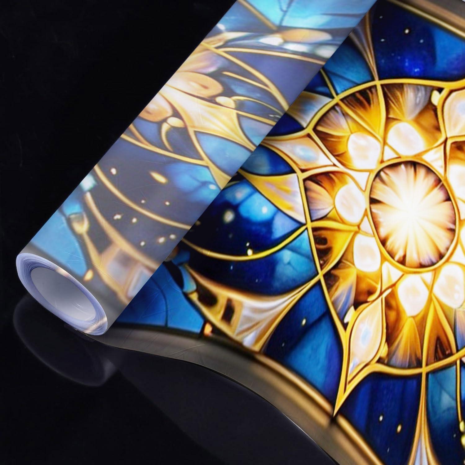 Película Decorativa para Ventana PODMemory 45x100cm Fractales