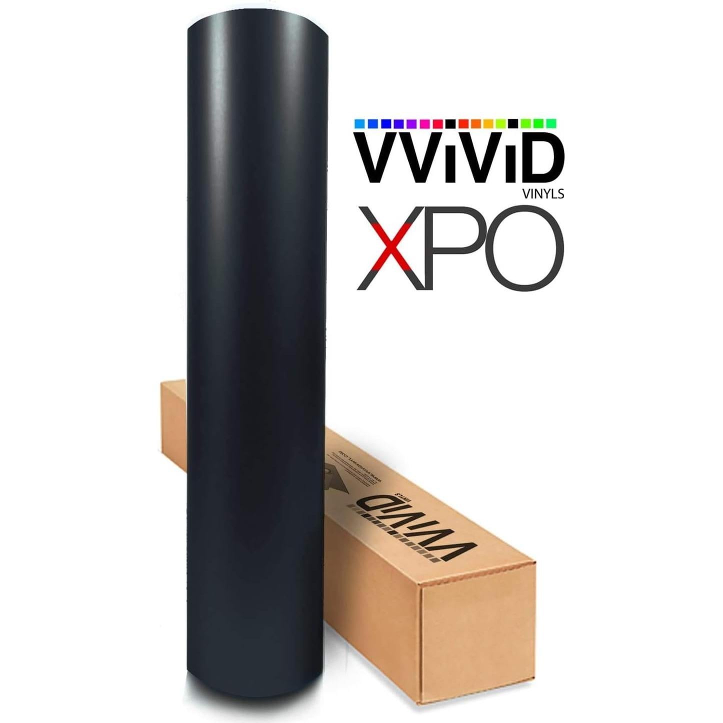 Vinilo Automotriz VViViD Negro Mate 1.52m x 1.52m