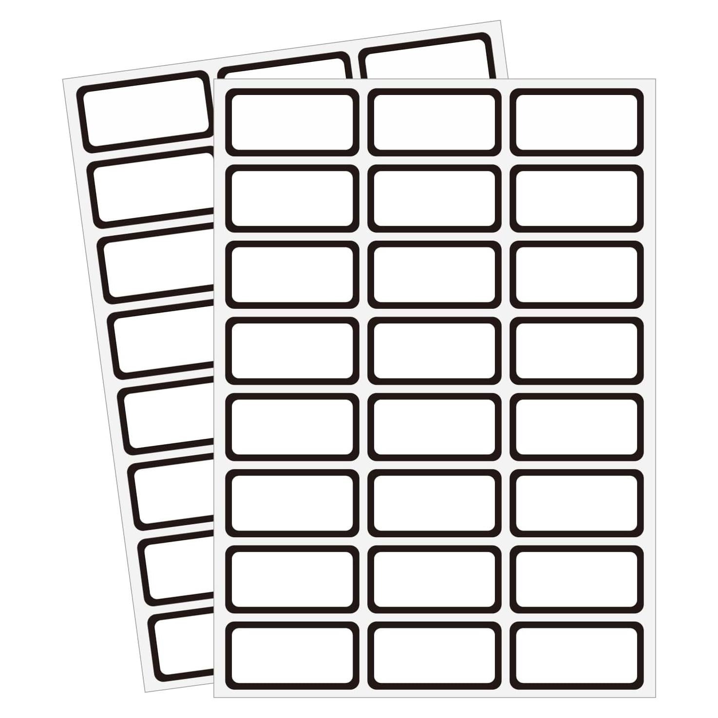 Etiquetas Removibles STARLIBOO 1x5 cm para Congelador 360 Pzs