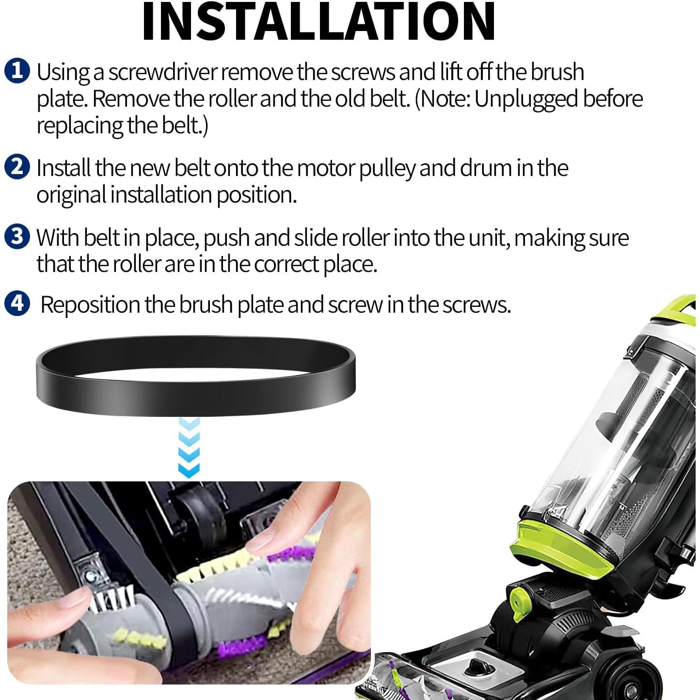 Cinturón de Reemplazo Bissell 3031120 para Aspiradora - 2 Piezas