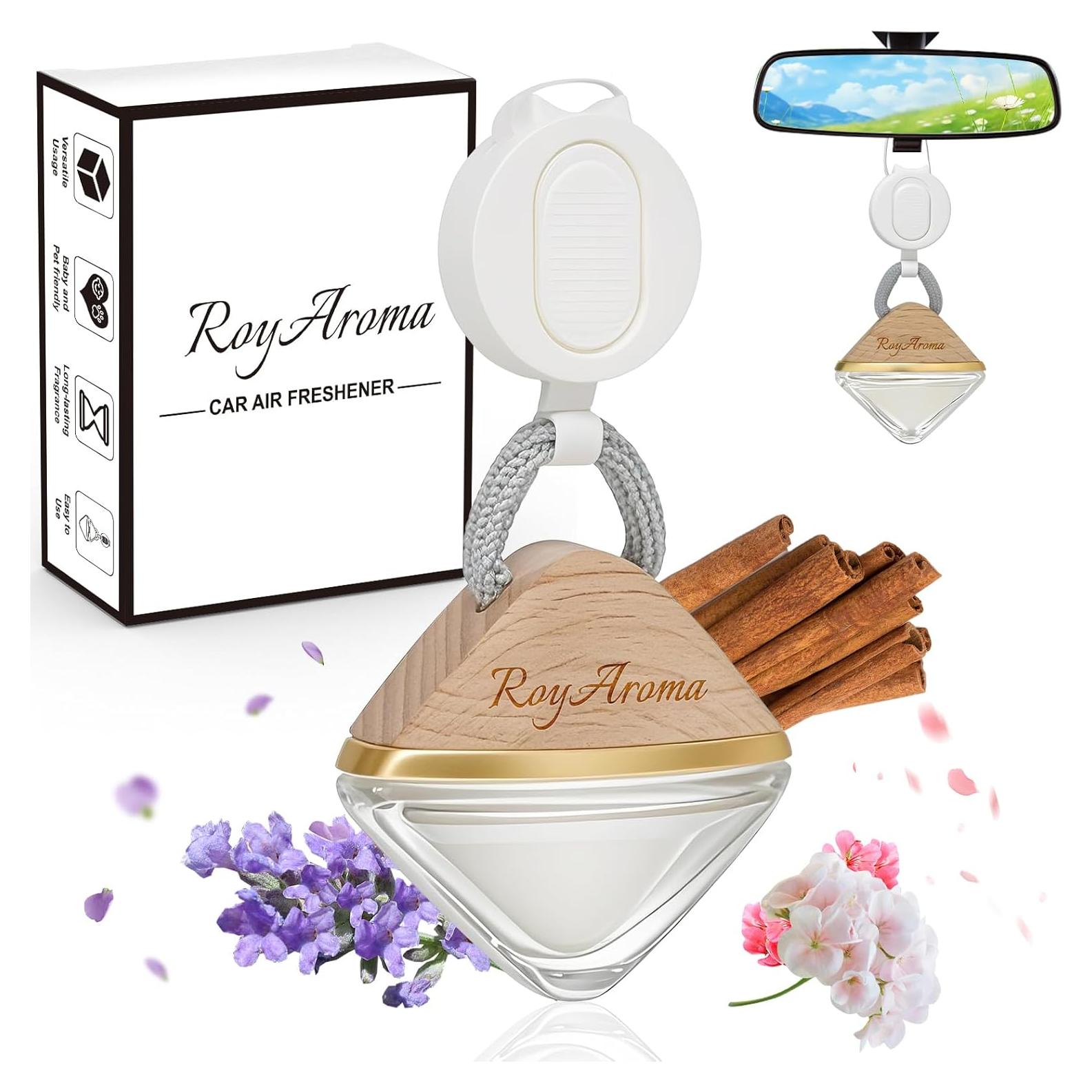 Ambientador de coche colgante RoyAroma Cedro Caoba 6.8ml