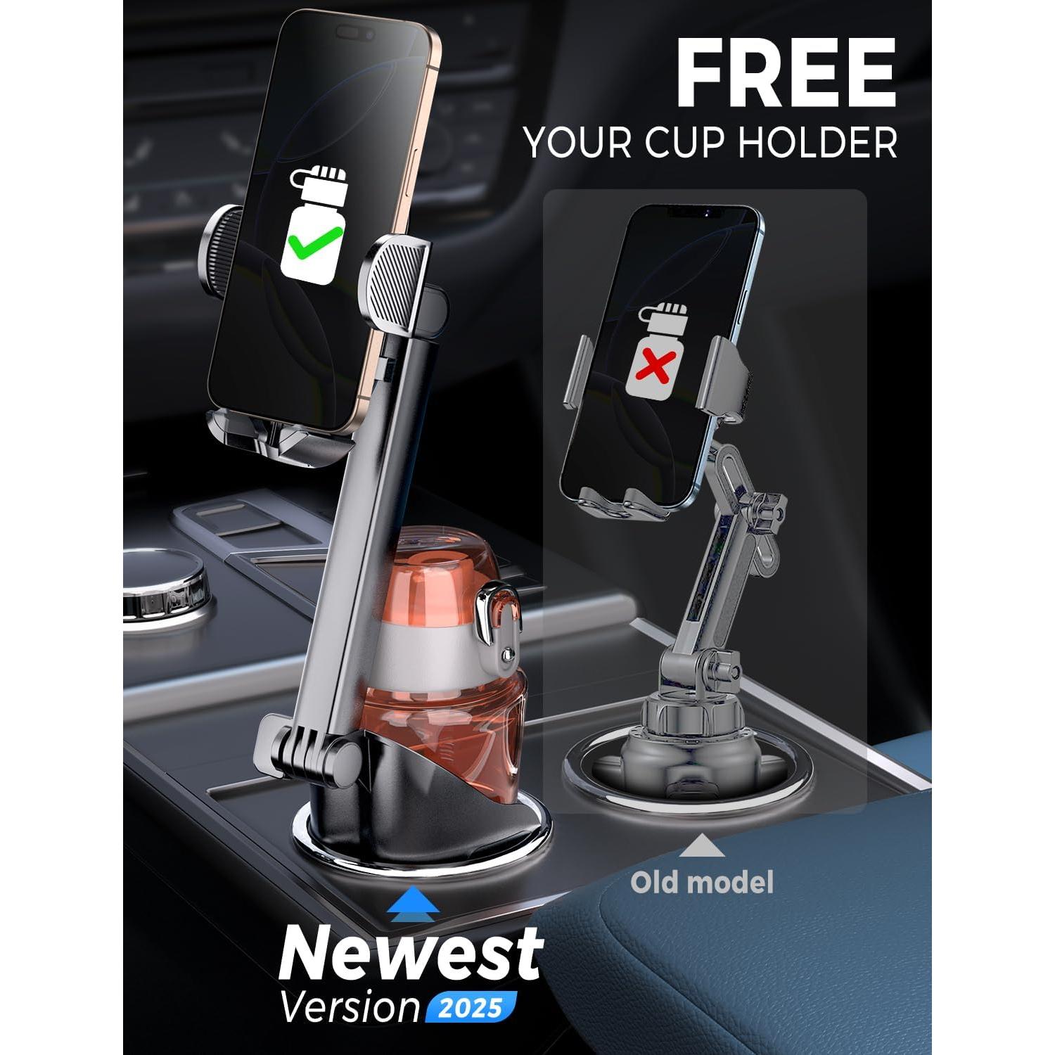 Soporte para Teléfono en Portavasos eSamcore Ajustable 4.7"-7"