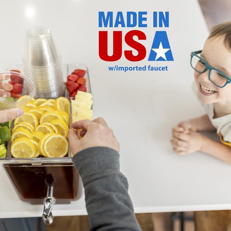 Dispensador de Bebidas Buddeez 9.46 Litros con Soporte y Tapa