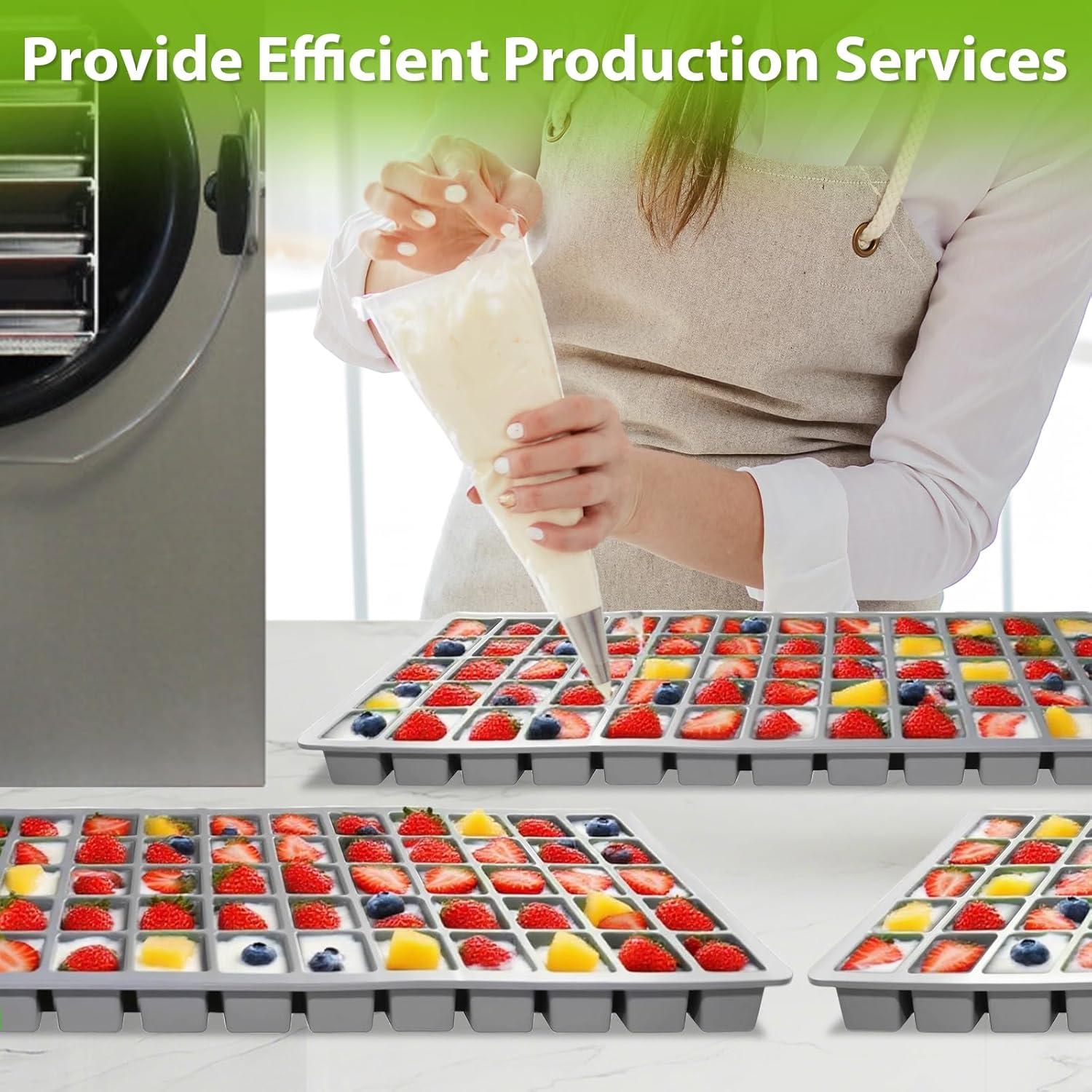 5 Moldes de Silicona Antiadherentes Superlong para Alimentos