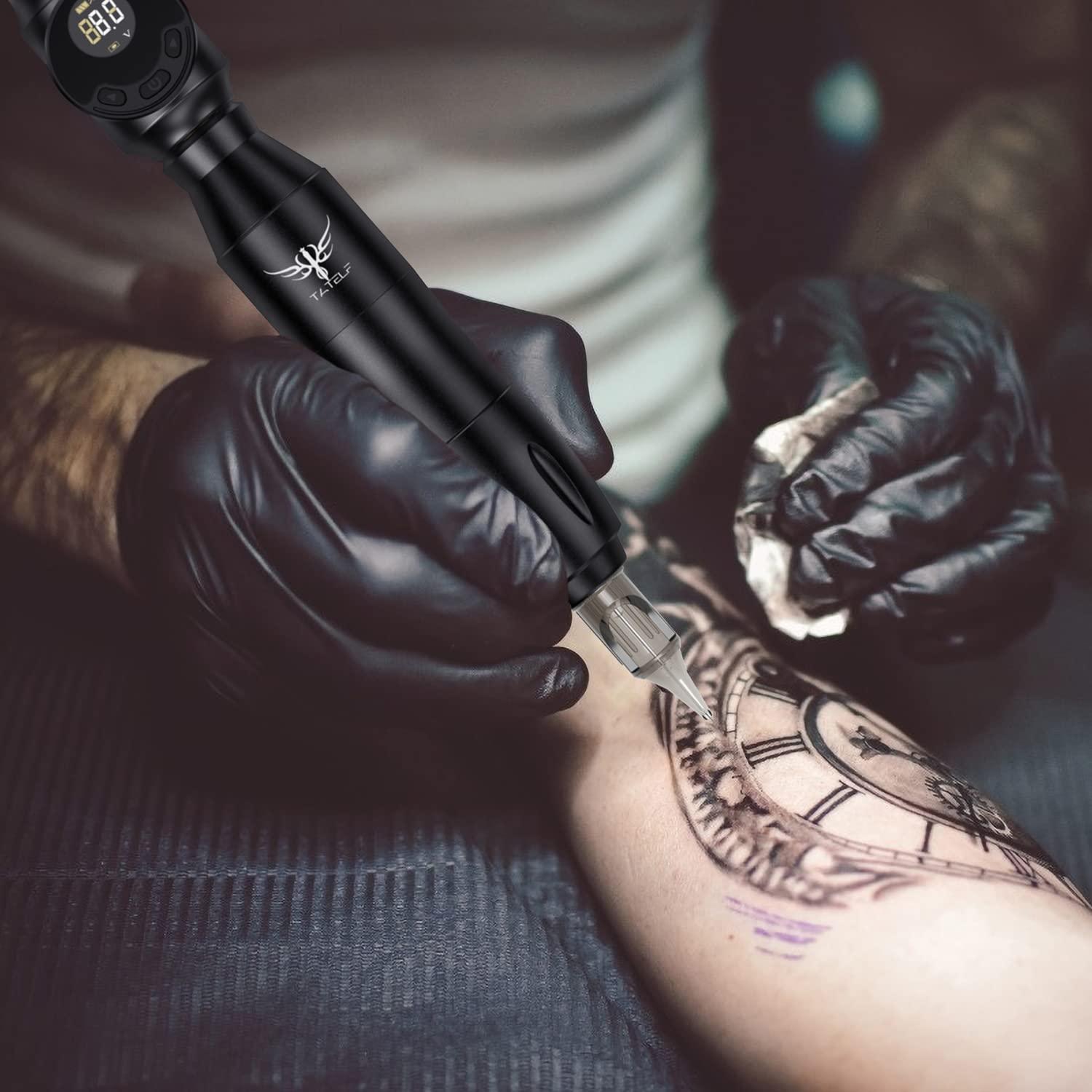 Kit de Tatuaje Inalámbrico TATELF G12 con Batería 2000mAh