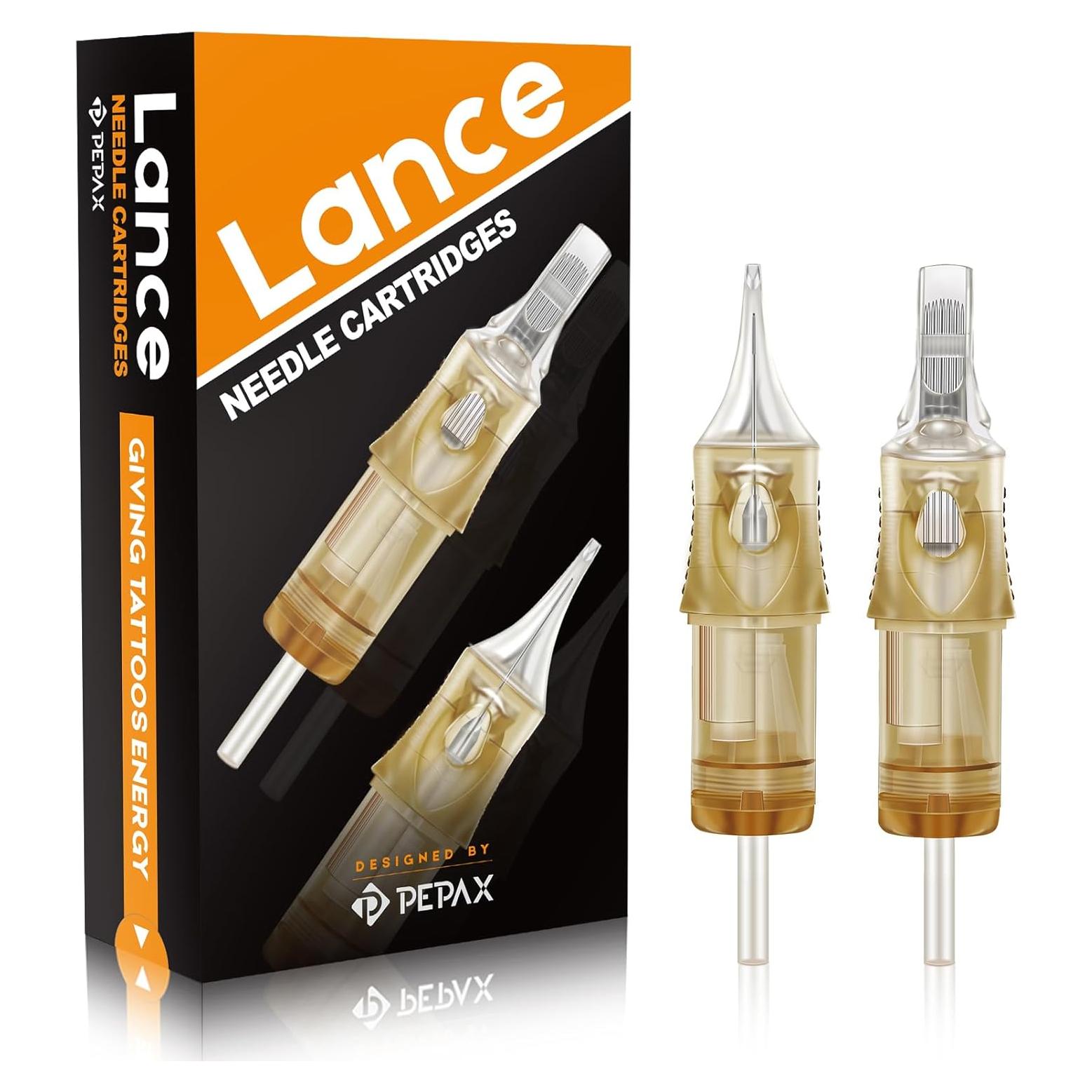 Agujas de Tatuaje PEPAX Lance Cartridge 1001RLL 20Pcs 0.30mm