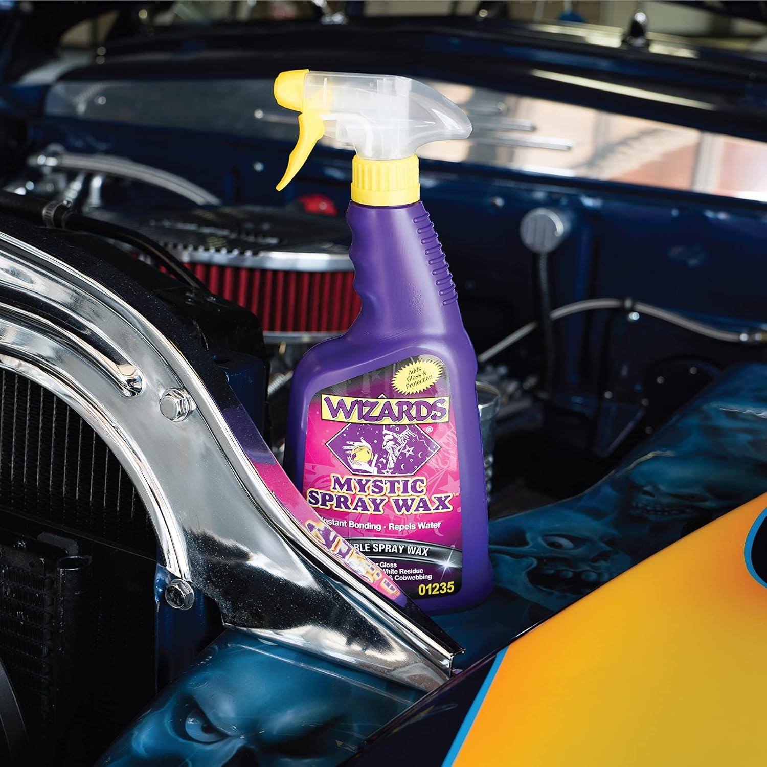 Cera en Spray Wizards Mística 620 g - Detallador Brillante