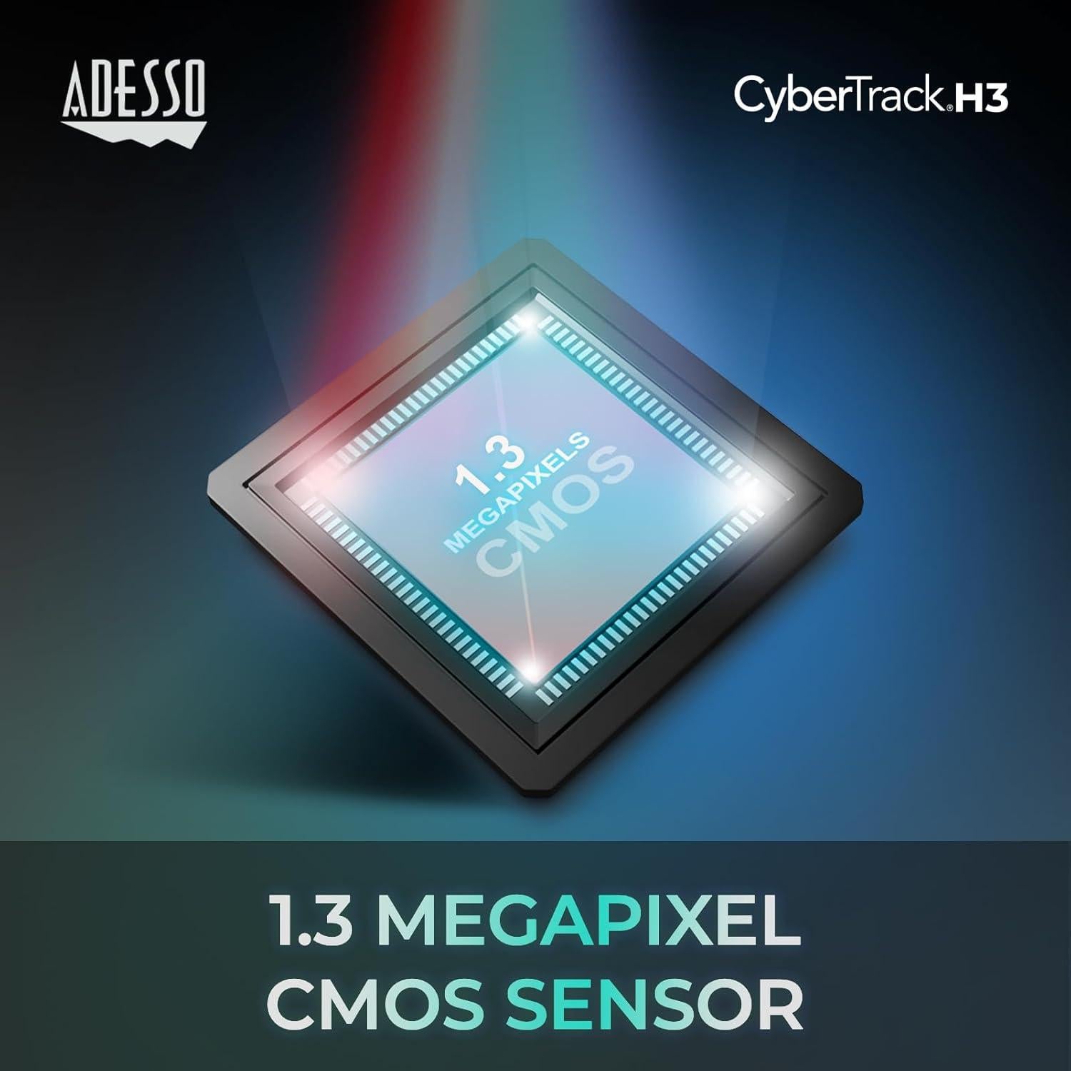 Webcam Adesso CyberTrack H3 720p USB con Micrófono Integrado