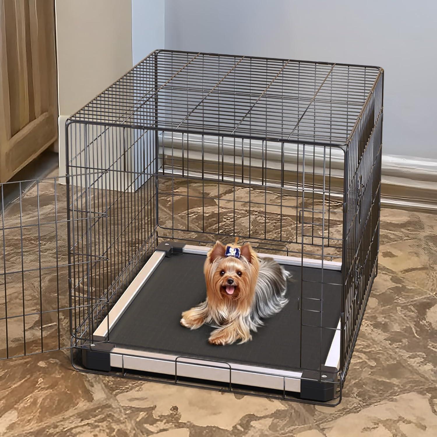 Cama Elevada para Perros FXW TitanNest Negra 58.4x43.2 cm