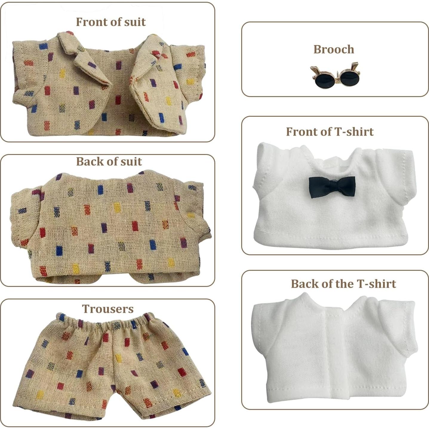 Ropa Kawaii para Muñecas Labub 17cm - Regalo Creativo