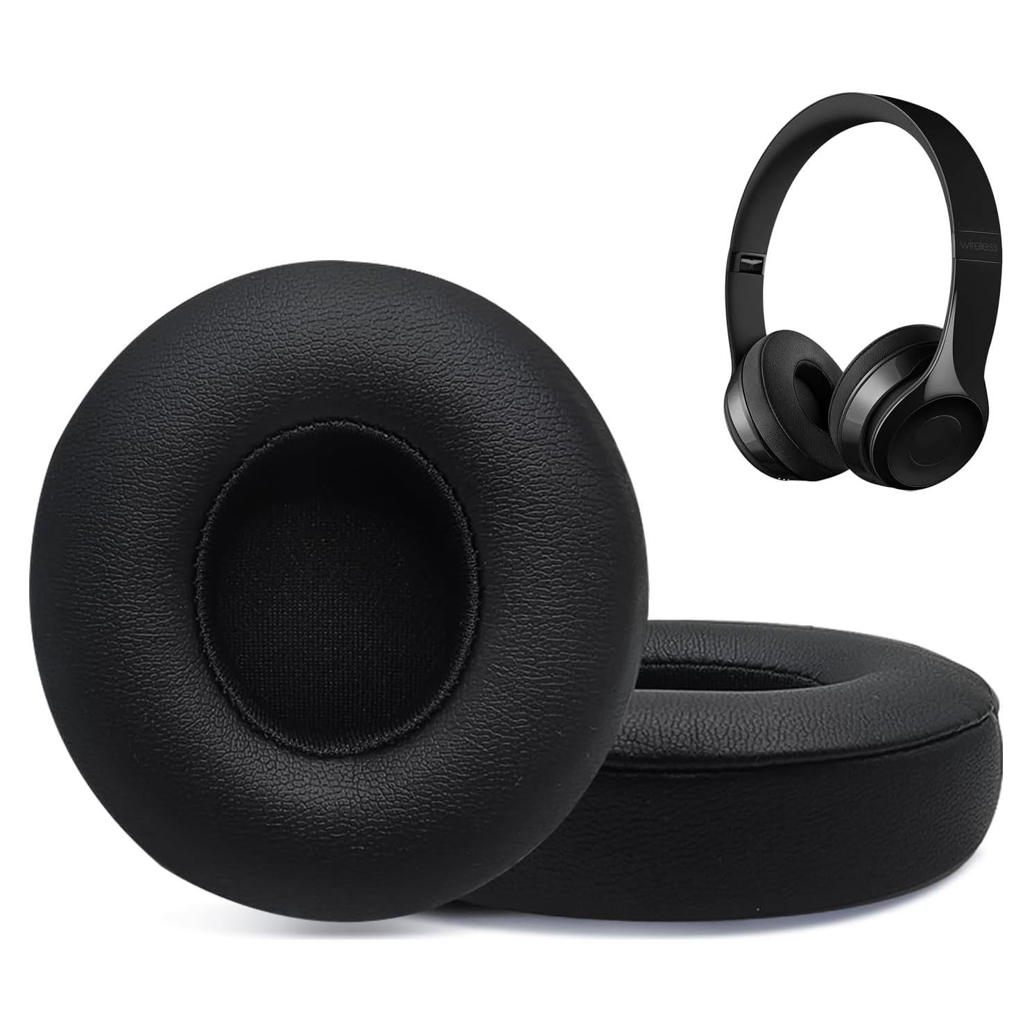 Almohadillas de Reemplazo HAOMUK para Auriculares Beats Solo 2 y 3