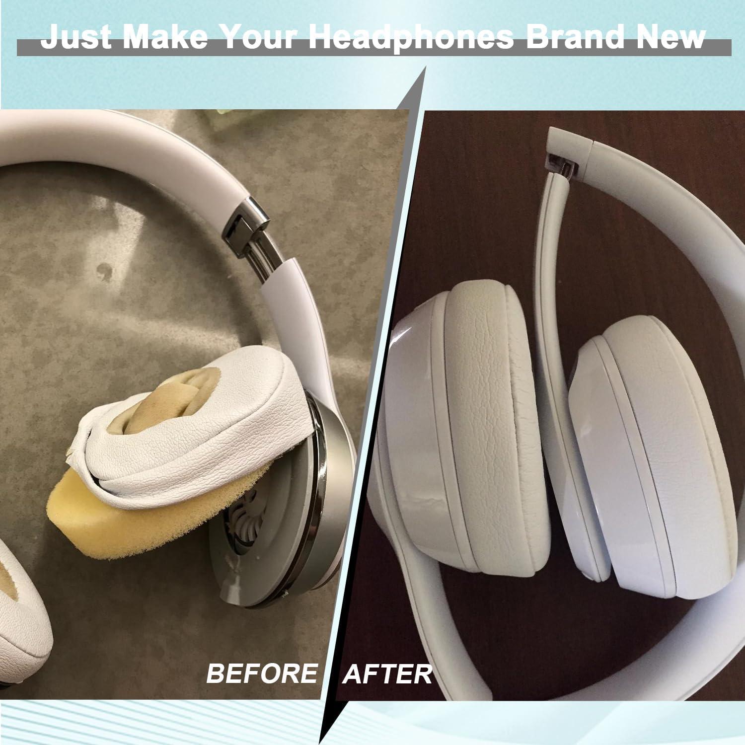 Almohadillas de Reemplazo HAOMUK para Auriculares Beats Solo 2 y 3