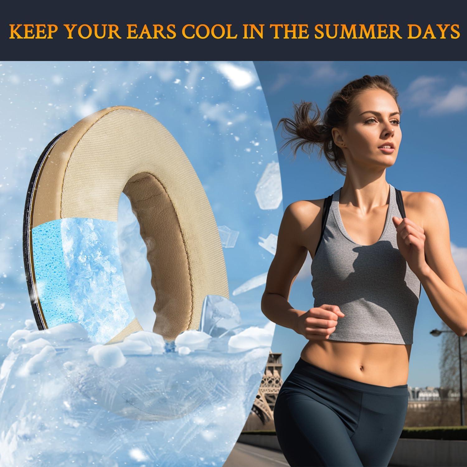 Almohadillas de Gel Refrigerante SoloWIT para Auriculares Bose - Beige