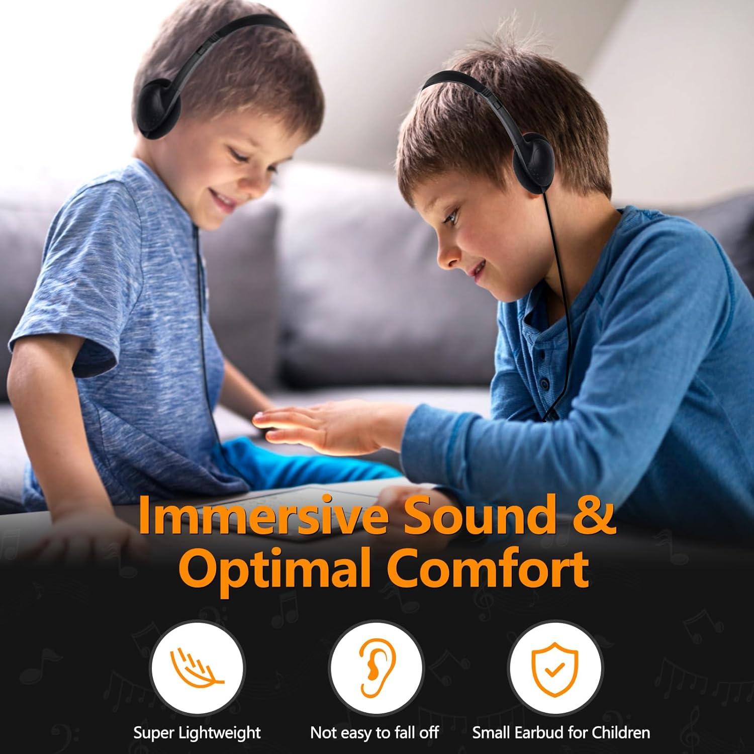 Auriculares GDBOMA 25 Paquete para Niños con Cable 3.5mm