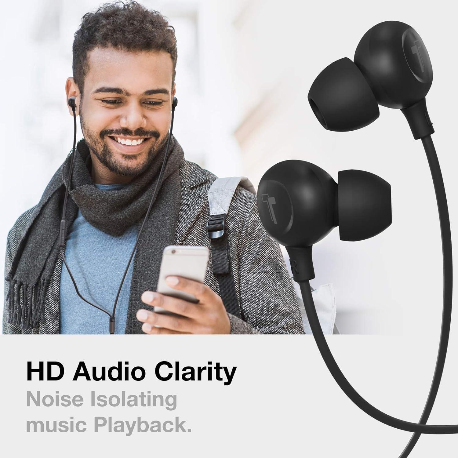Auriculares Intrauditivos Thore V60 Lightning para iPhone - Negro