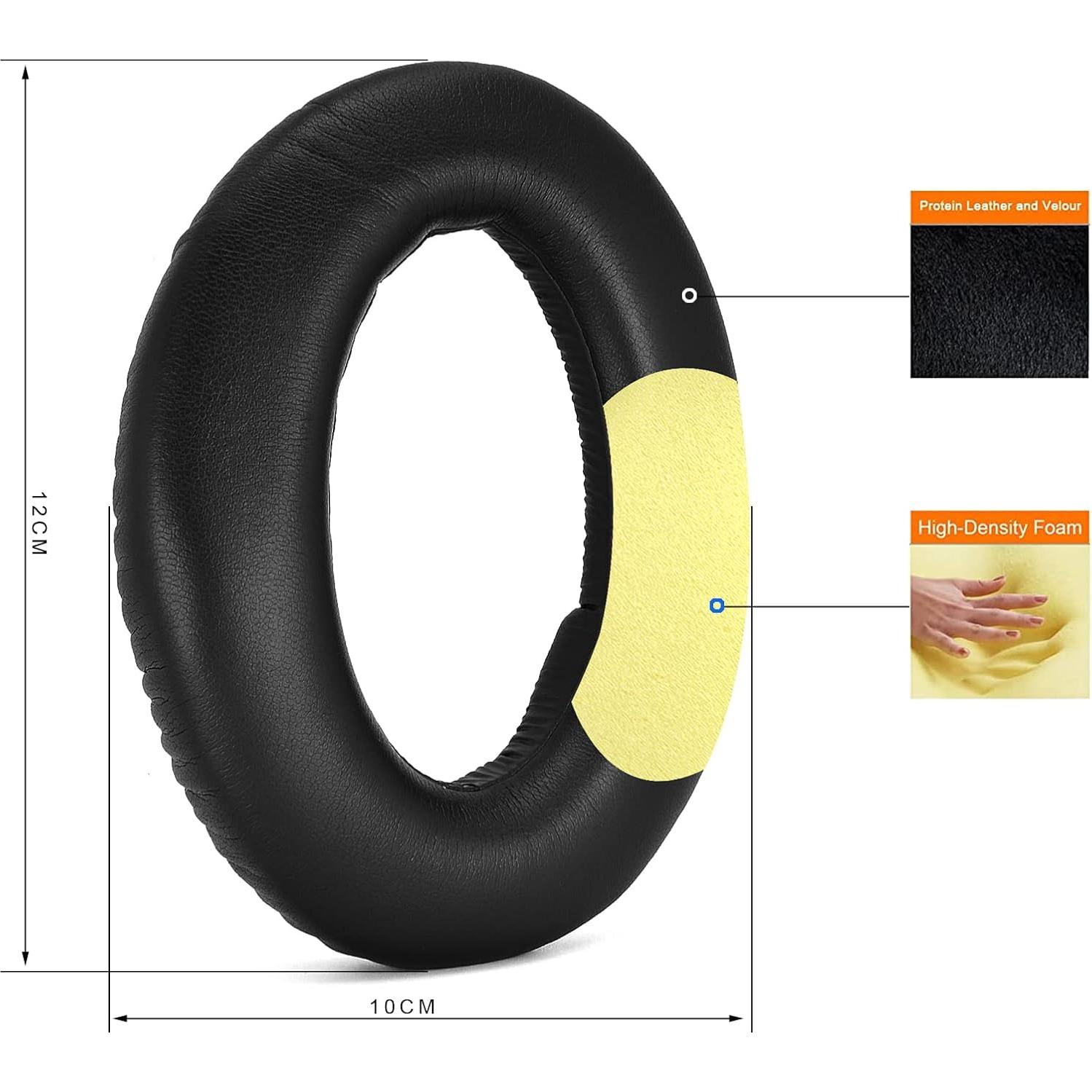 Almohadillas y diadema Sennheiser PC350 HD380 Pro - Negro