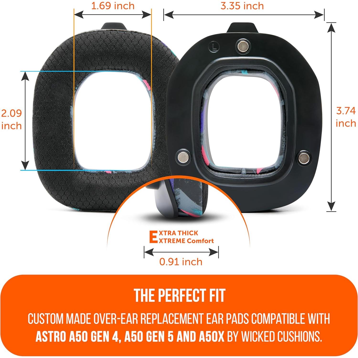 Kit de Modificación para Auriculares Astro A50 - Wicked Cushions