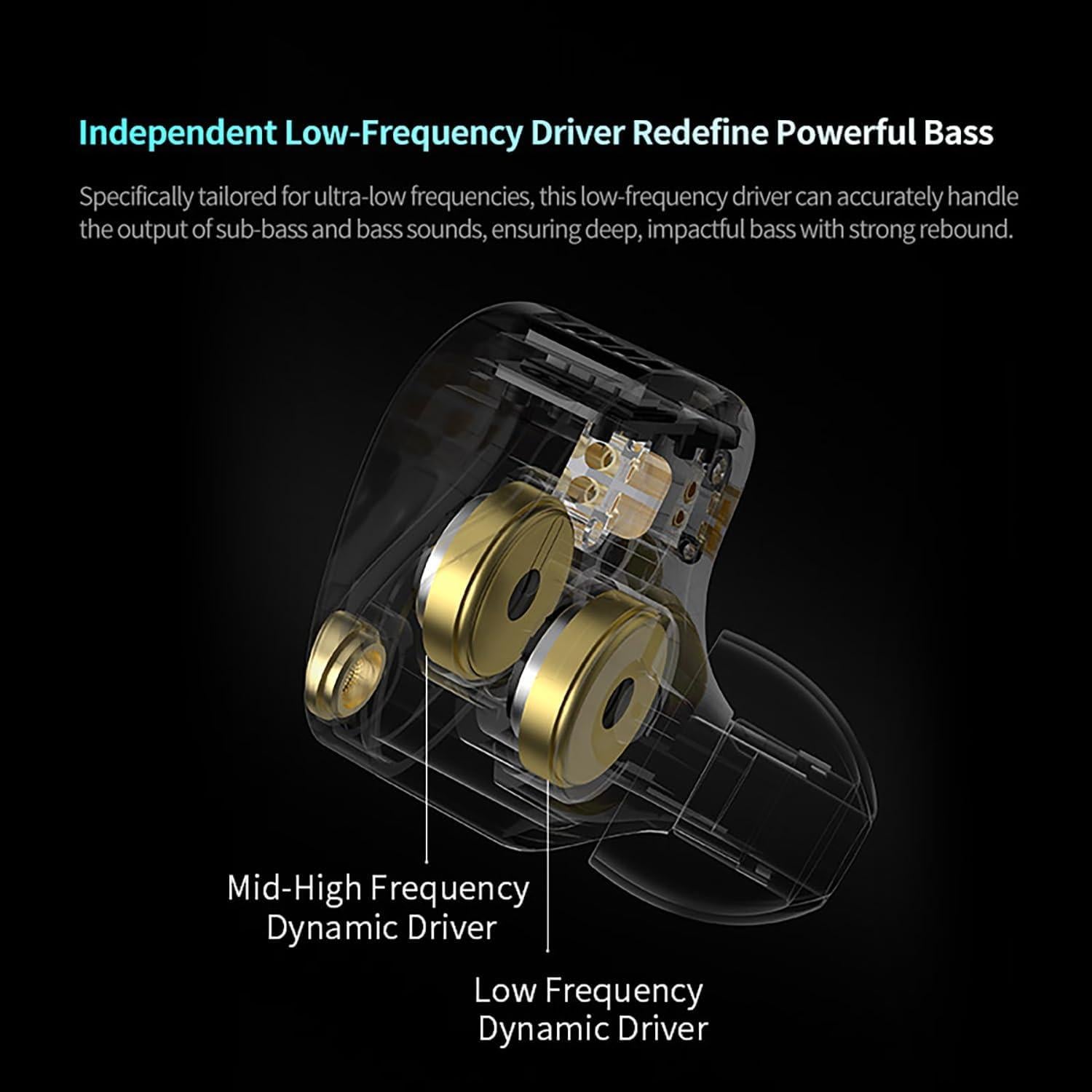 Auriculares In Ear KZ Castor Pro Doble Controlador 10mm