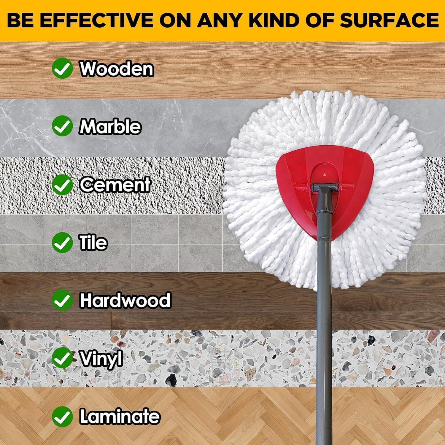 Cabezas de Mopa de Reemplazo Ocedar - Paquete de 6 Microfibra