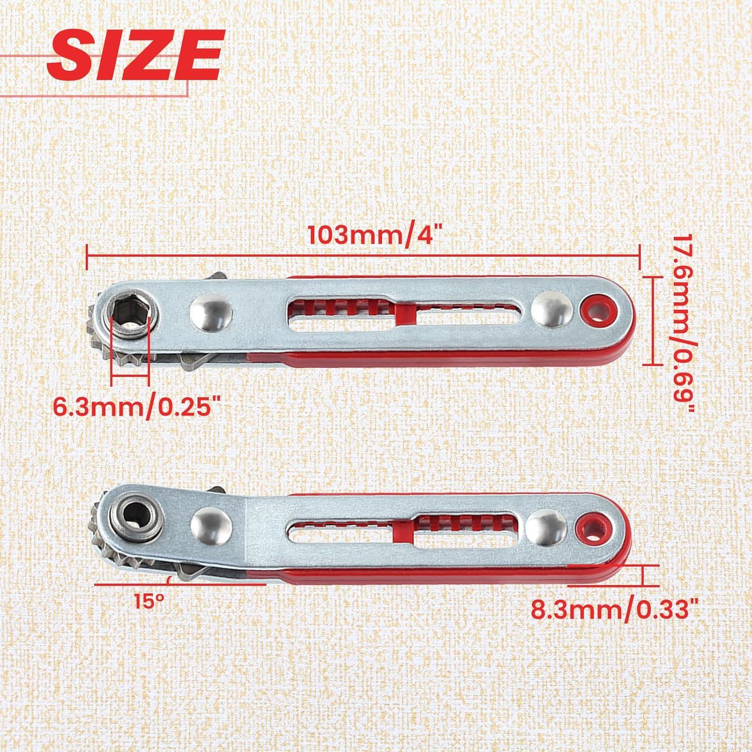 Juego de destornilladores mini LEONTOOL 2 piezas 6,35 mm