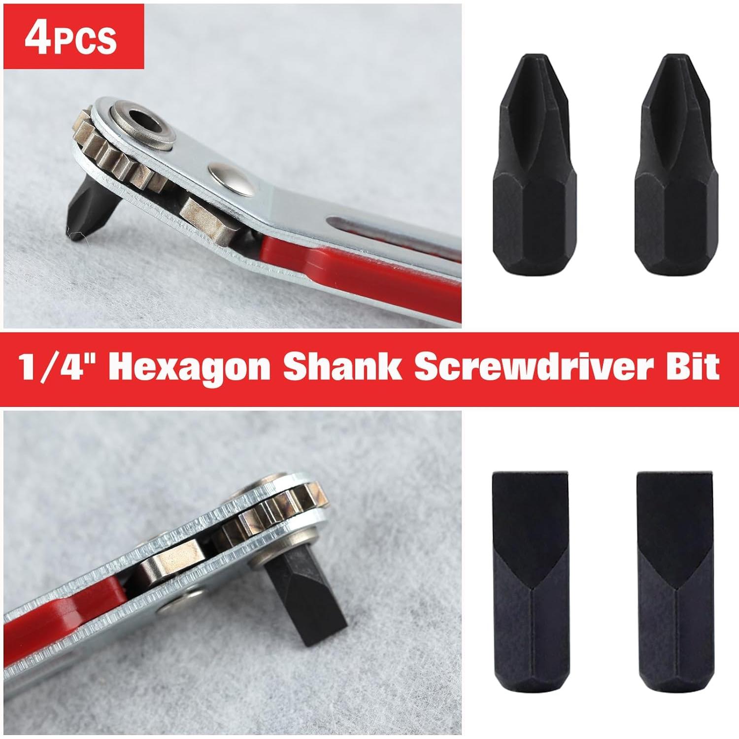 Juego de destornilladores mini LEONTOOL 2 piezas 6,35 mm