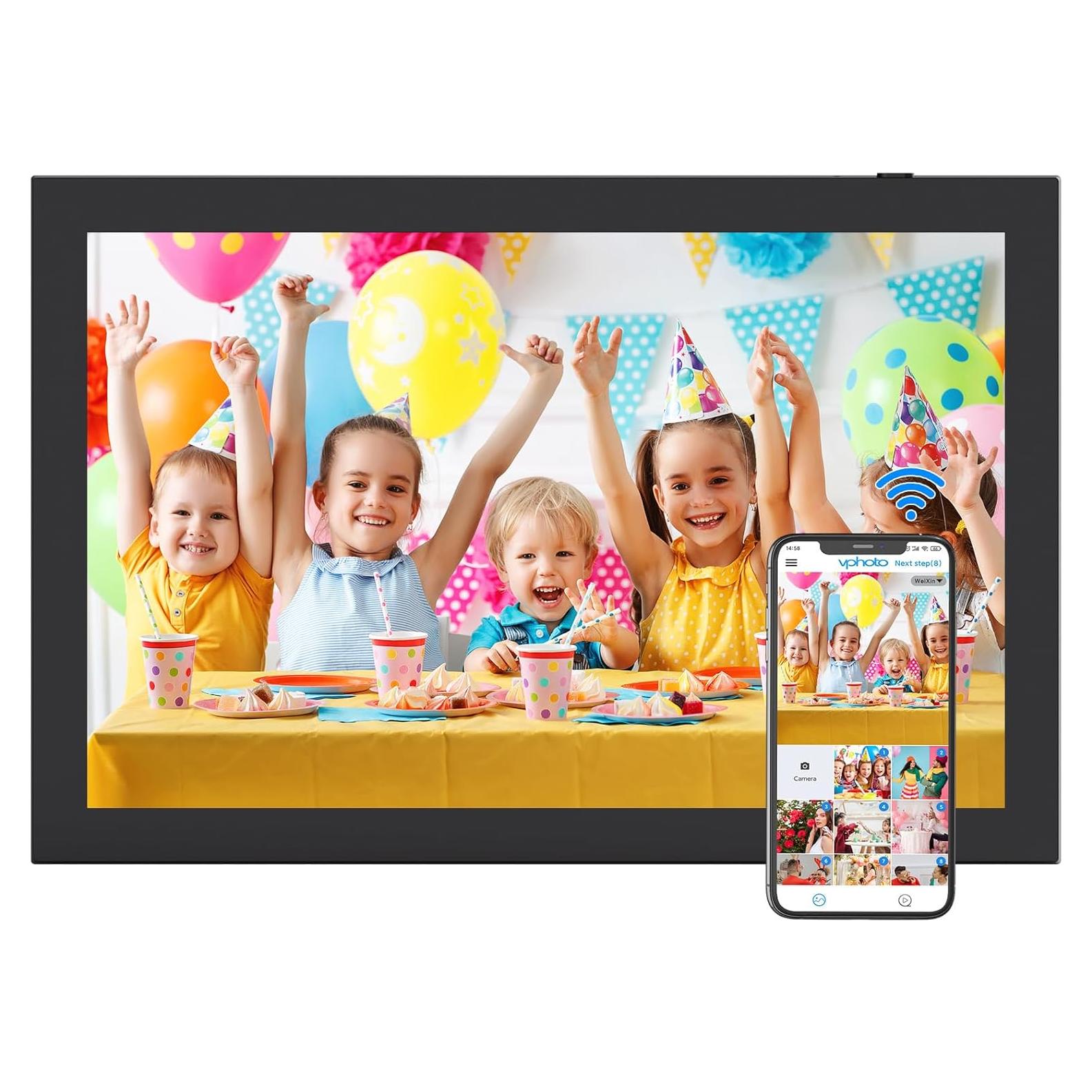 Marco de Fotos Digital WiFi Nethgrow 10.1" Pantalla Táctil