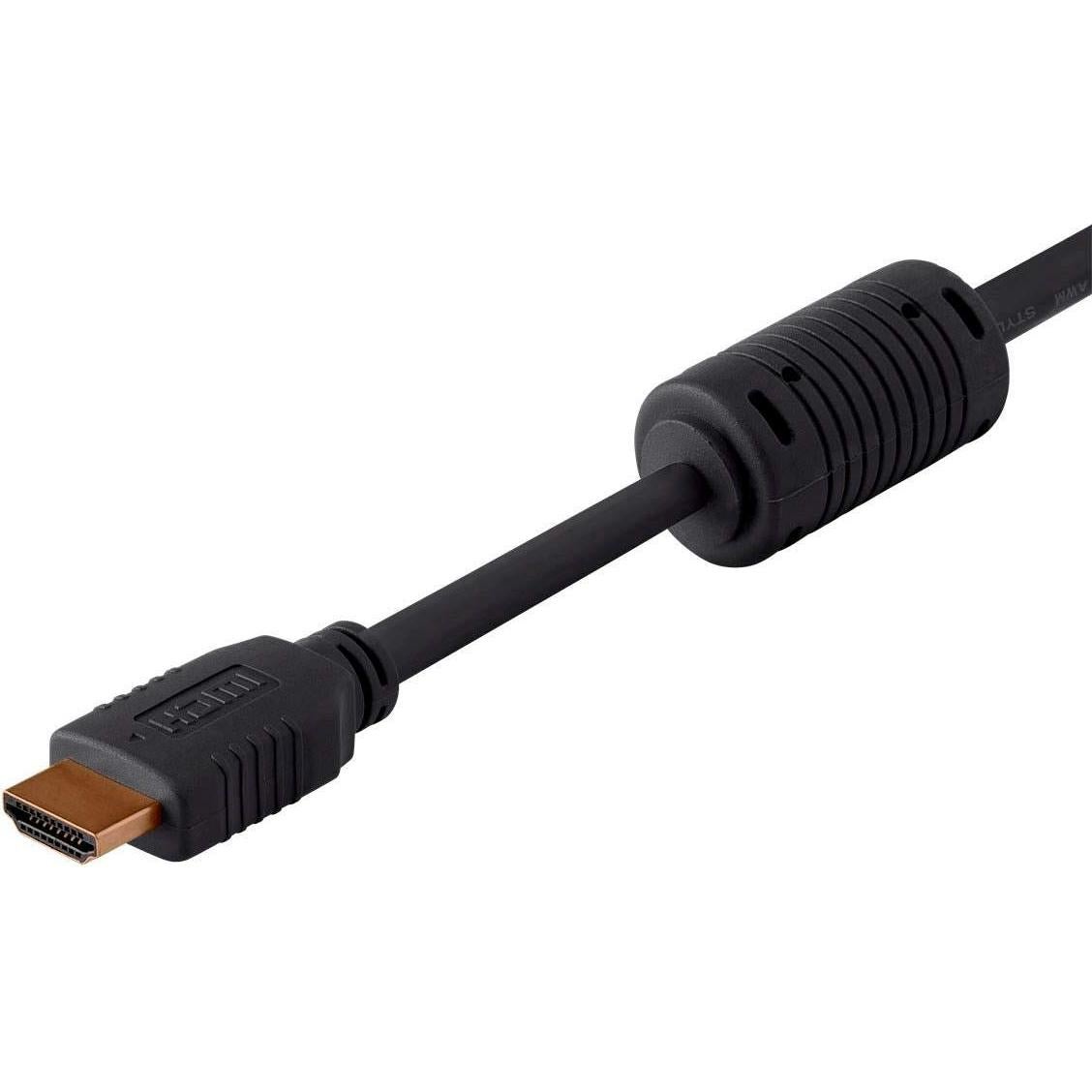 Cable HDMI 4K 60Hz Monoprice 6.1m Alta Velocidad Negro