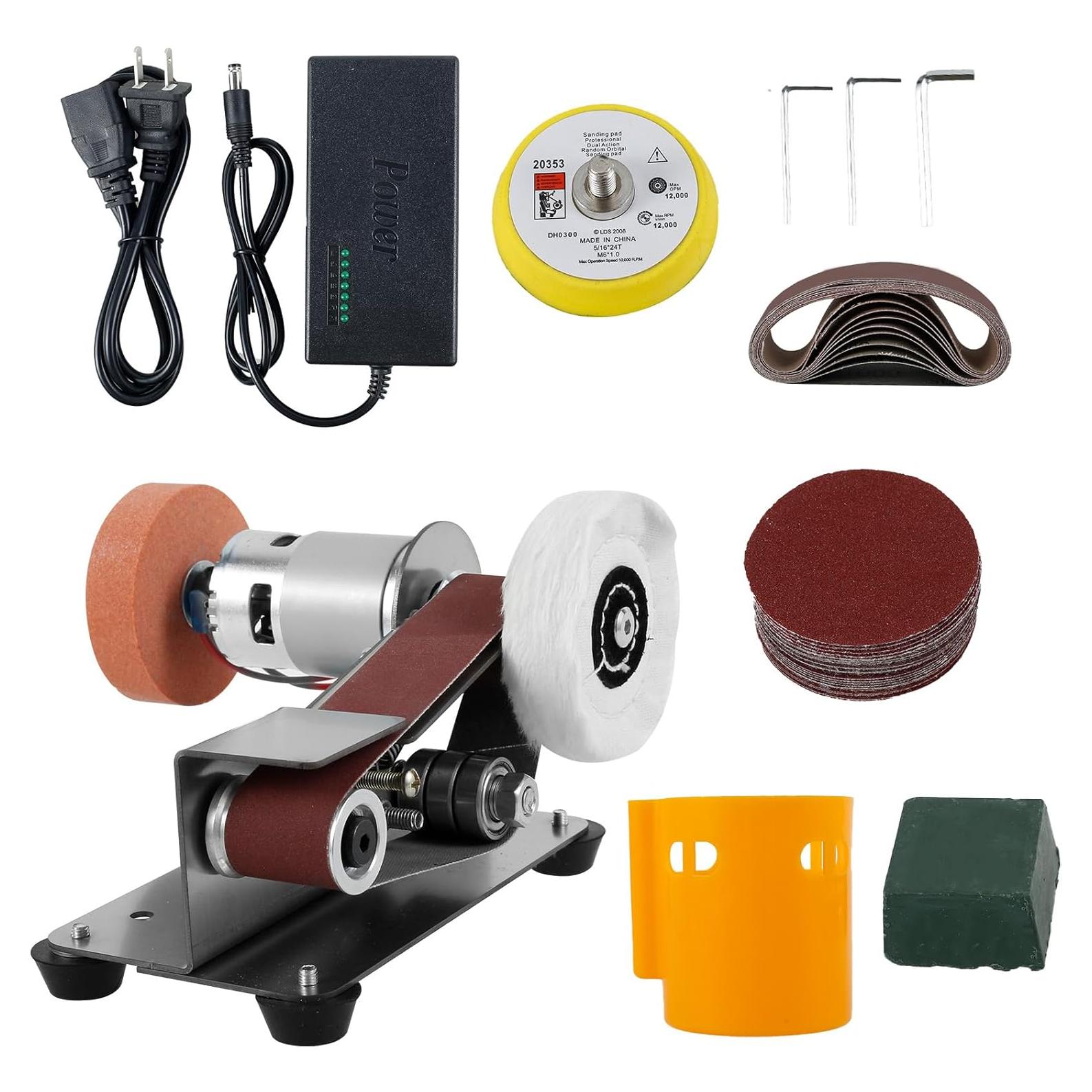 Mini Lijadora de Banda Eléctrica Abizarch 7 Velocidades 220V