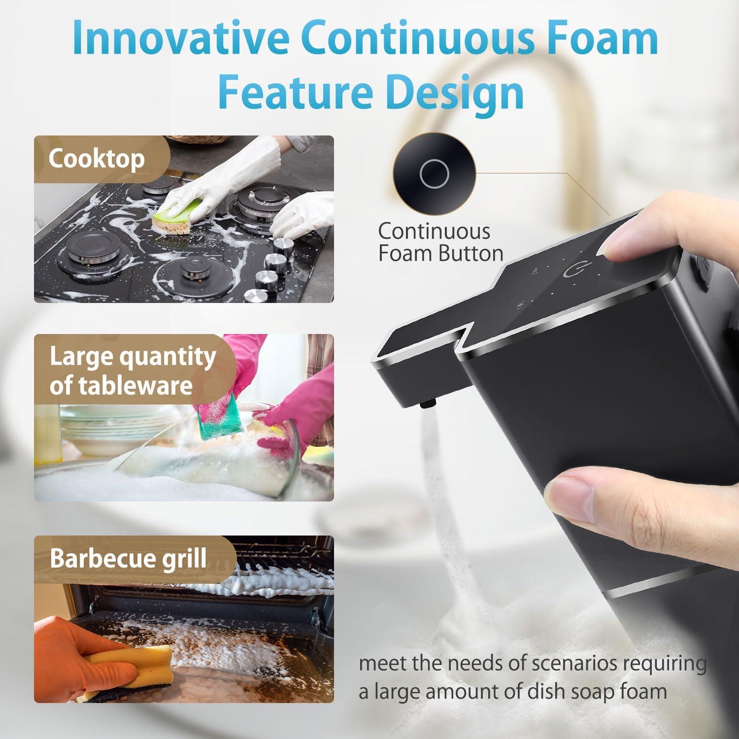 Dispensador Automático de Jabón Espumoso JEMISUN 380ml Sin Contacto