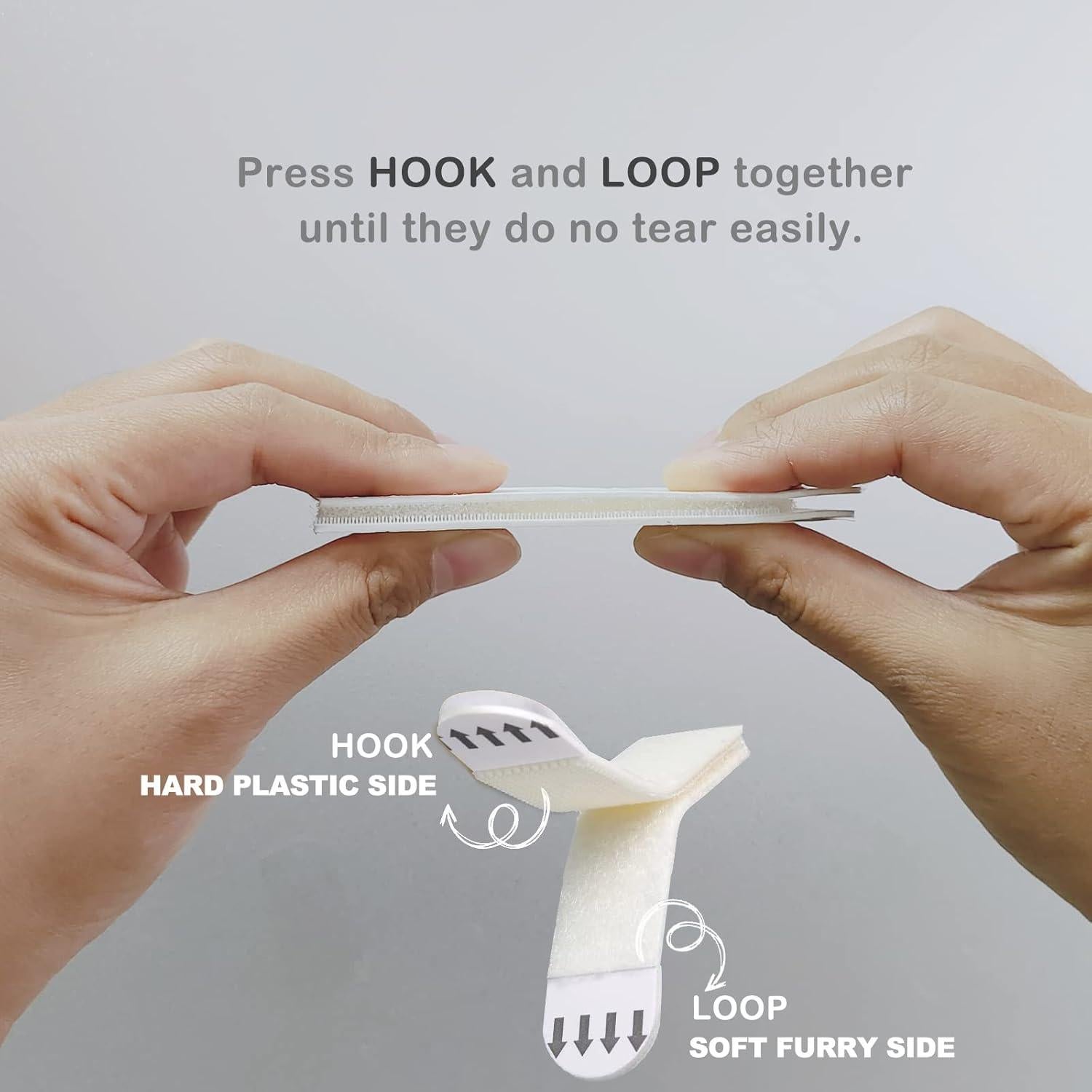 20 Pares Tiras Adhesivas Karsbarwe para Colgar Imágenes