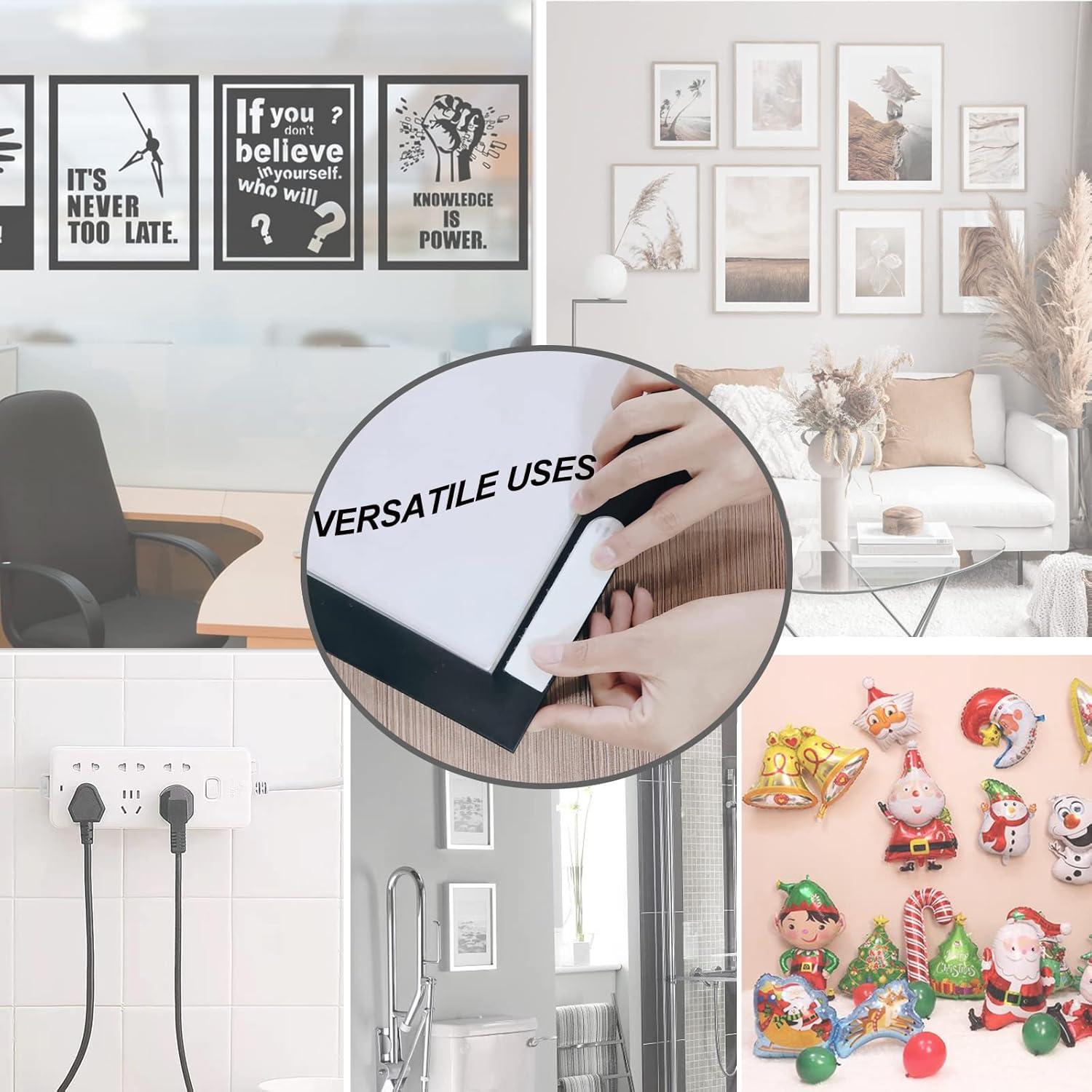 20 Pares Tiras Adhesivas Karsbarwe para Colgar Imágenes