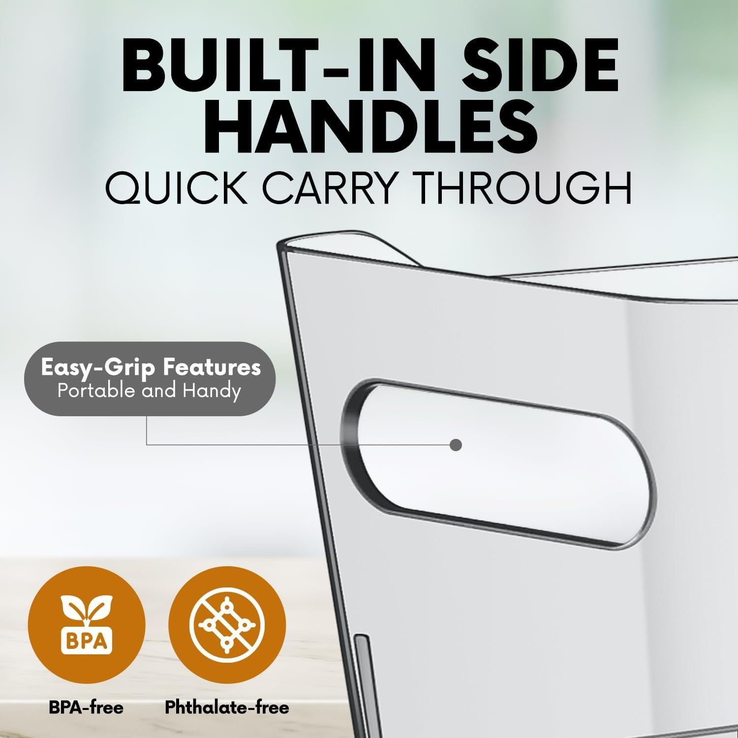 Contenedores de Plástico Transparente ShelfShaper 32.5x24.1cm