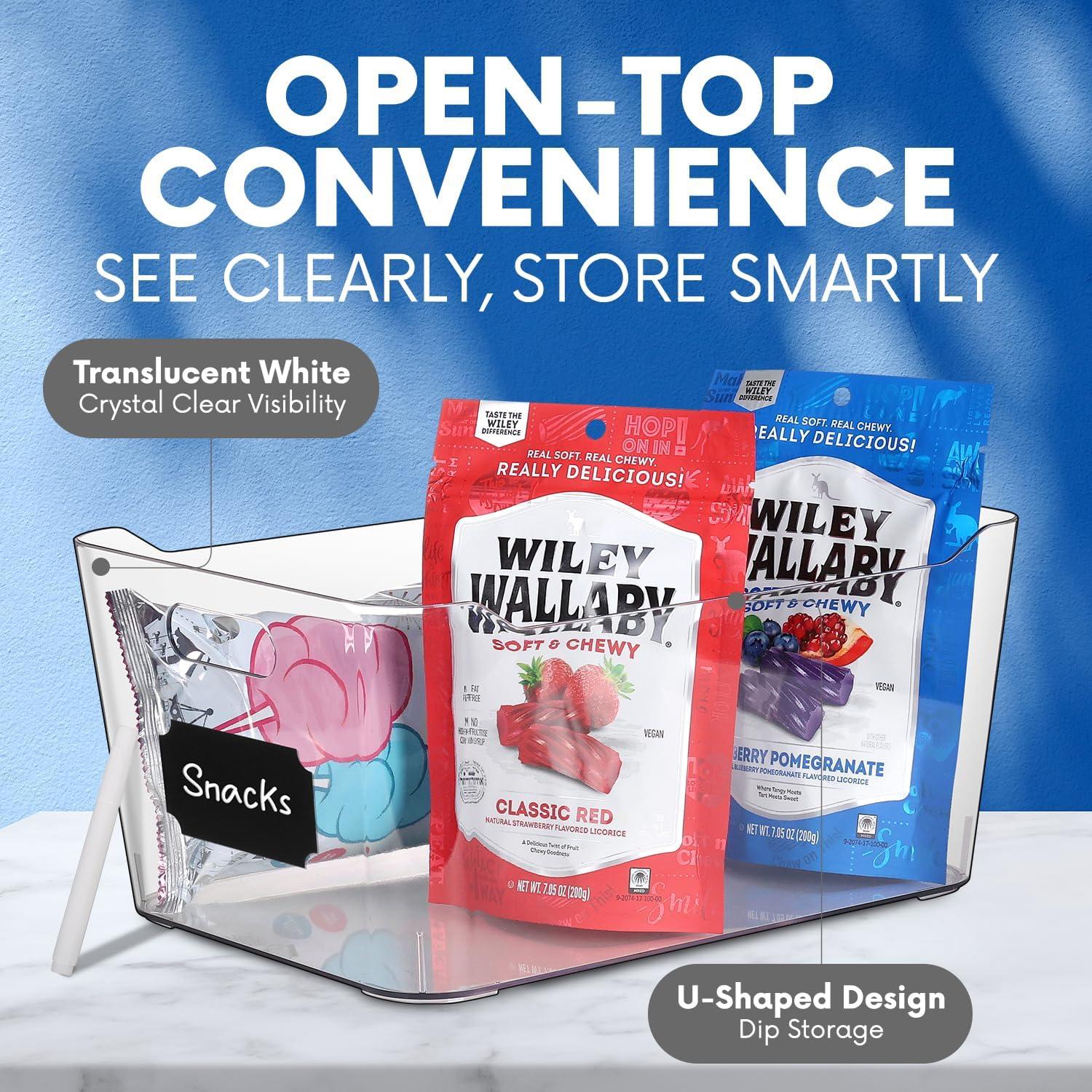 Contenedores de Plástico Transparente ShelfShaper 32.5x24.1cm