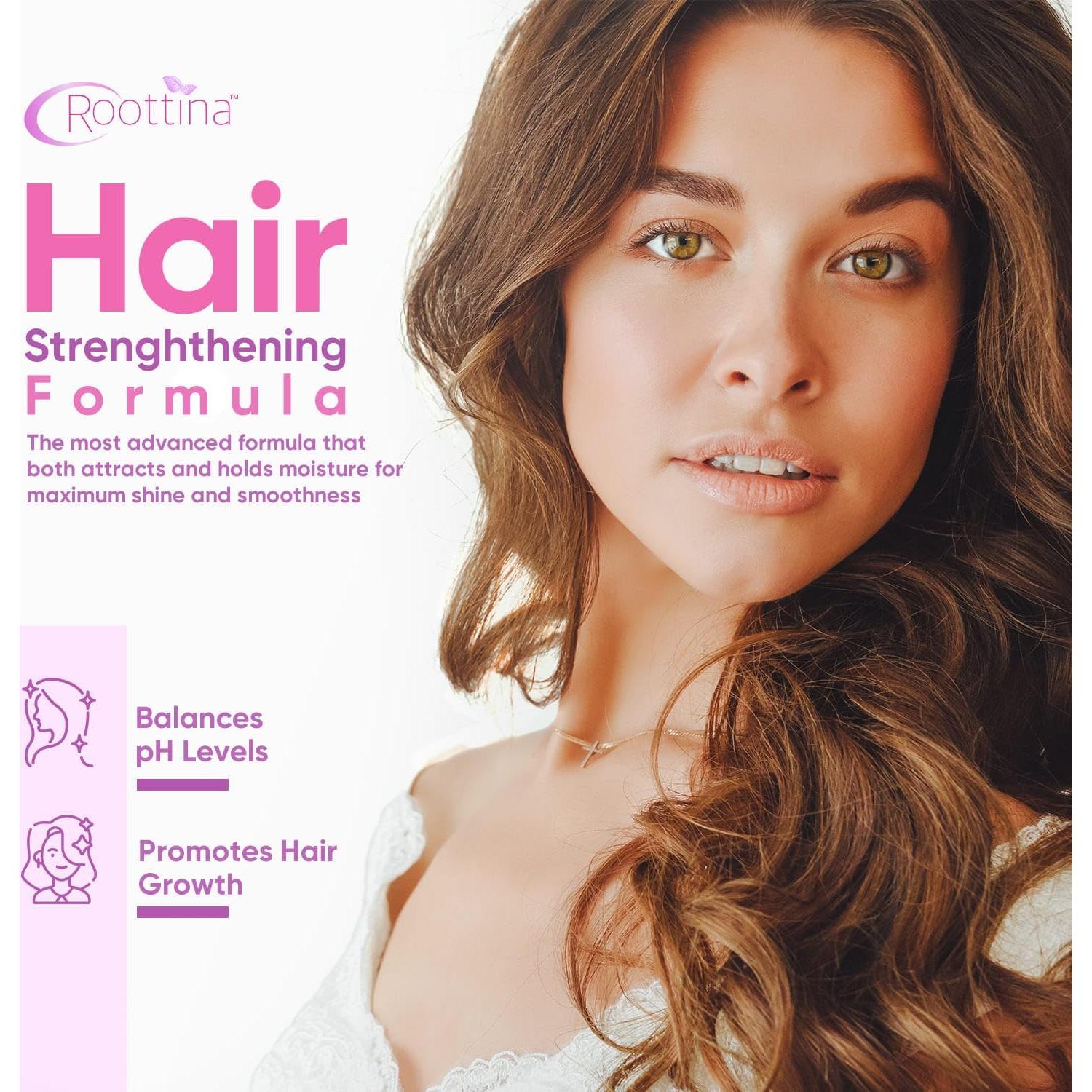 Champú y Acondicionador Roottina 473 ml x 2 - Pérdida de Cabello