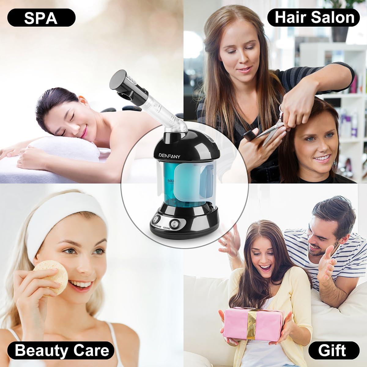 Vaporizador Facial DENFANY Nano Iónico con Brazo Extensible 360°