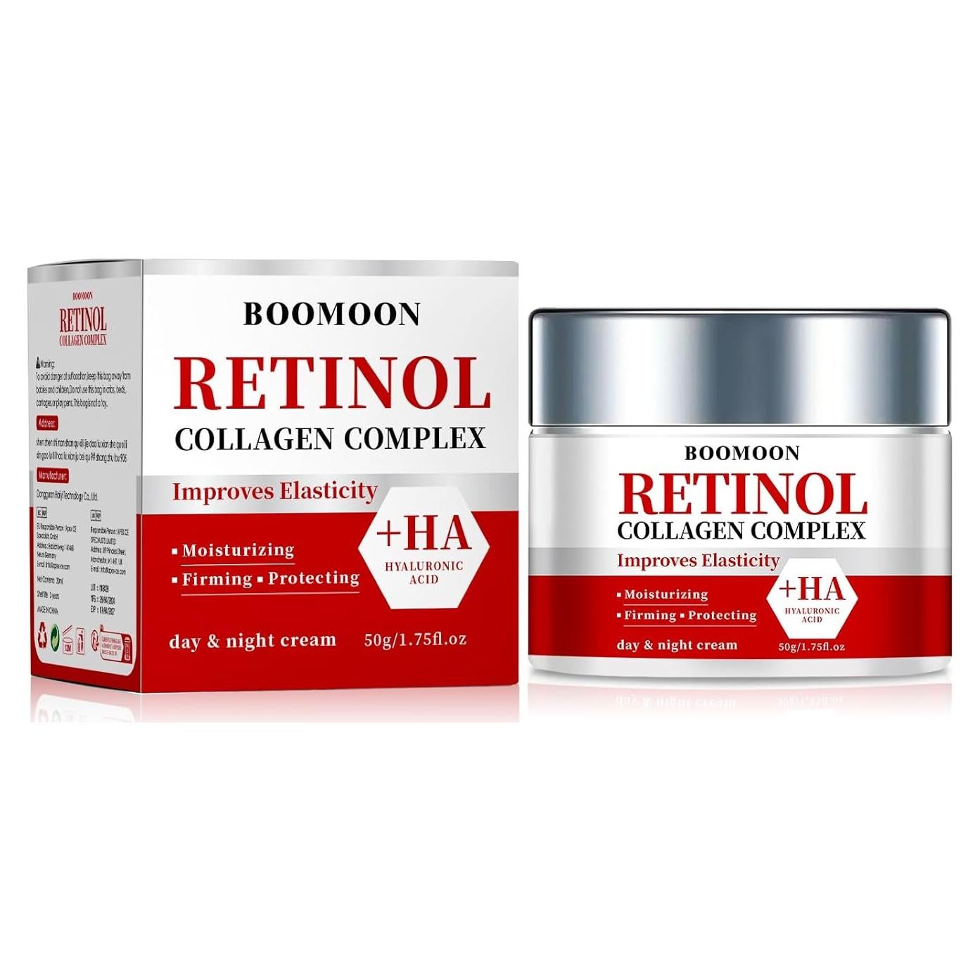 Crema Facial Antienvejecimiento BOOMOON con Retinol 100 g