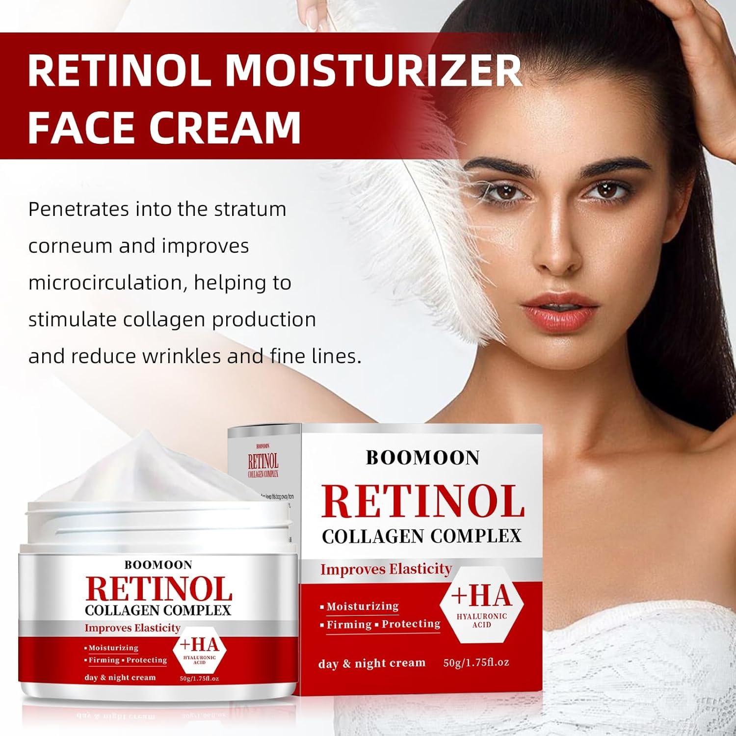 Crema Facial Antienvejecimiento BOOMOON con Retinol 100 g