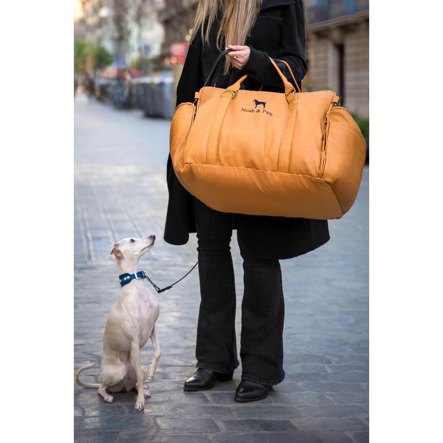 Asiento Elevador para Perros Noah & Paw Mediano Camel