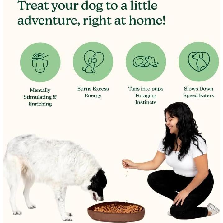 Alfombrilla Estimulante para Perros Reggie 50x50cm Marrón