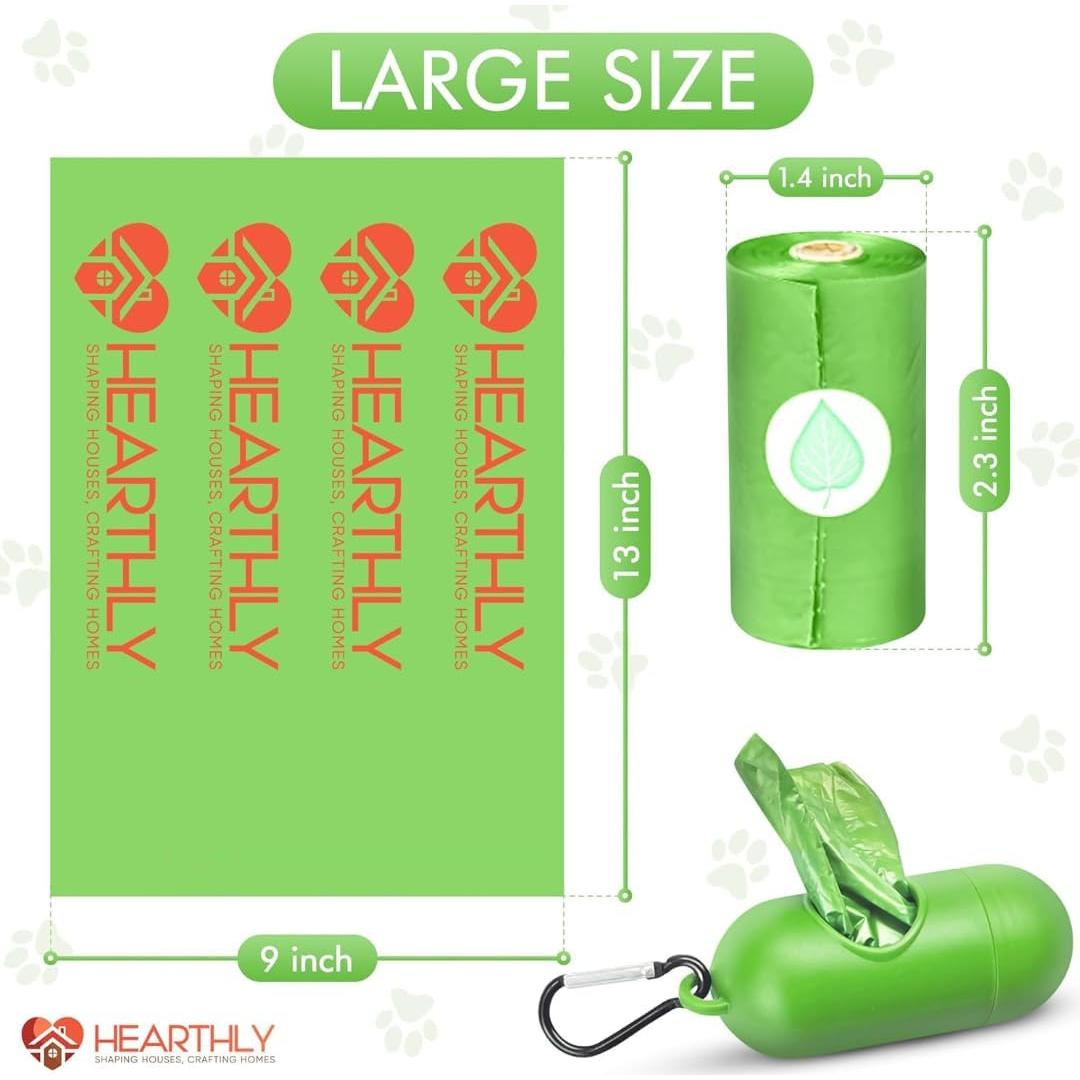Bolsas para Excremento de Perro Hearthly 360 Unidades Aroma Lavanda