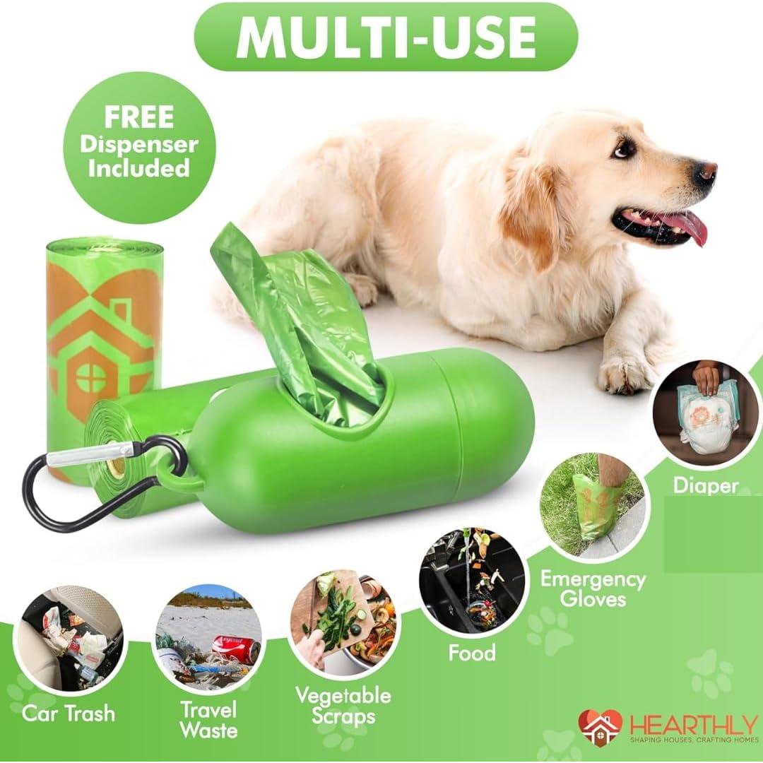 Bolsas para Excremento de Perro Hearthly 360 Unidades Aroma Lavanda