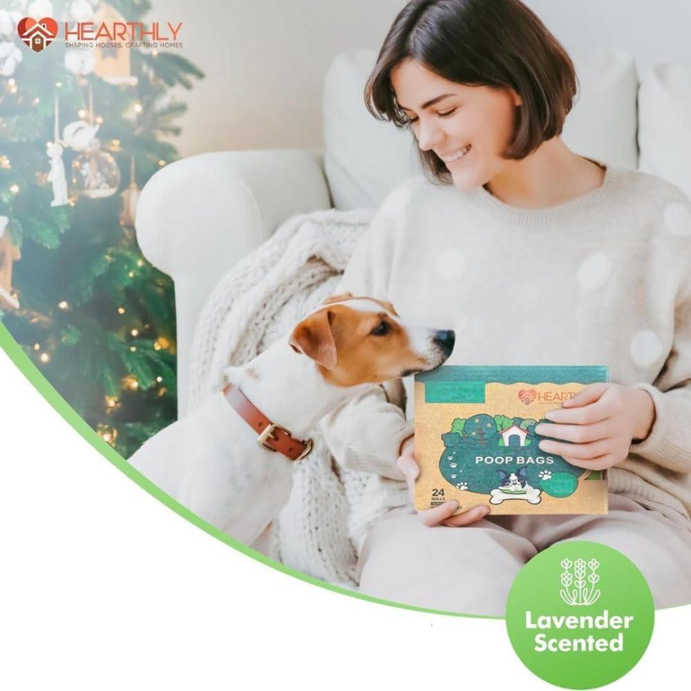 Bolsas para Excremento de Perro Hearthly 360 Unidades Aroma Lavanda